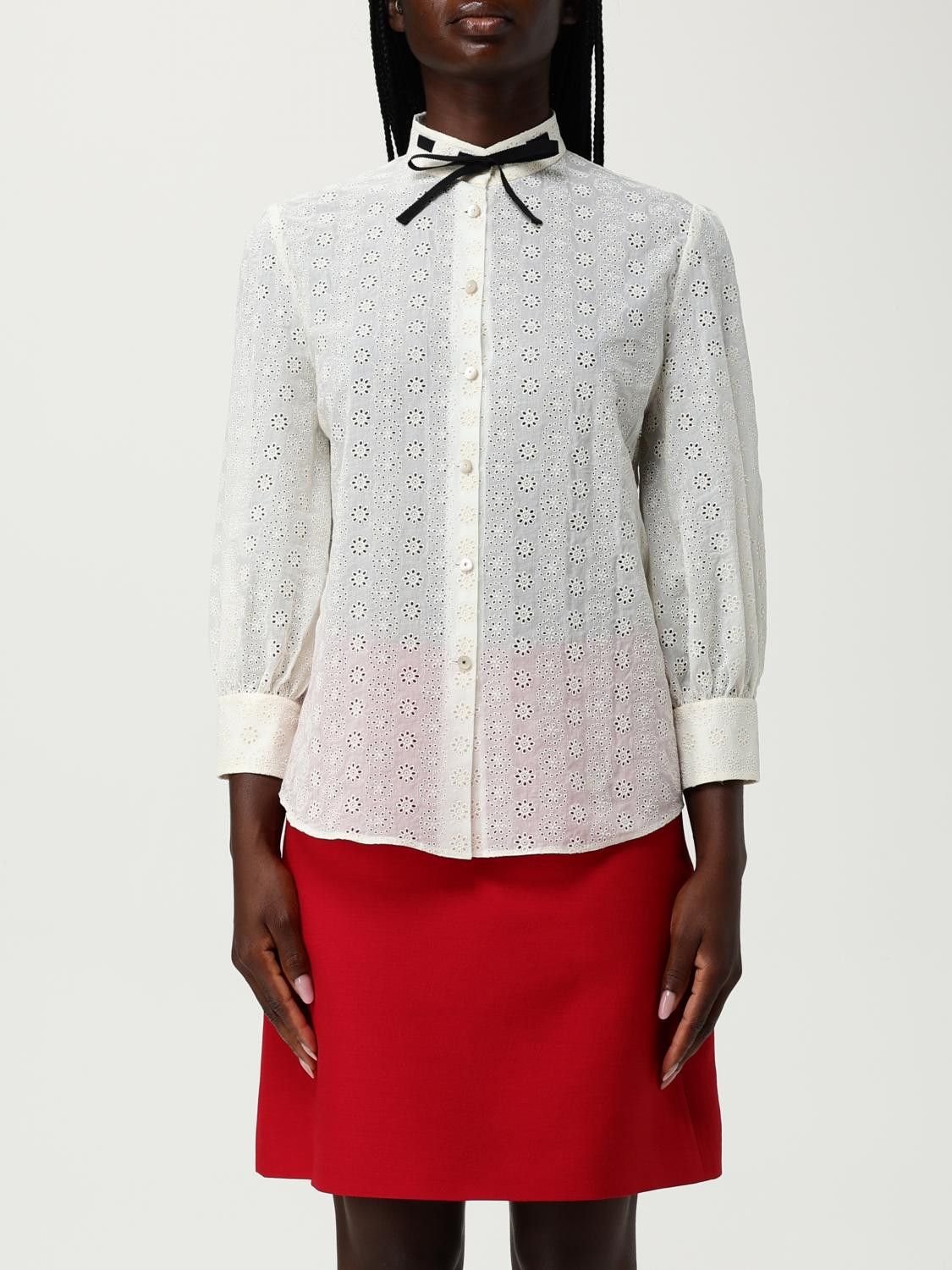 Valentino Valentino Shirt Woman Ivory Size M / US 6-8 / IT 42-44 - 1 Thumbnail