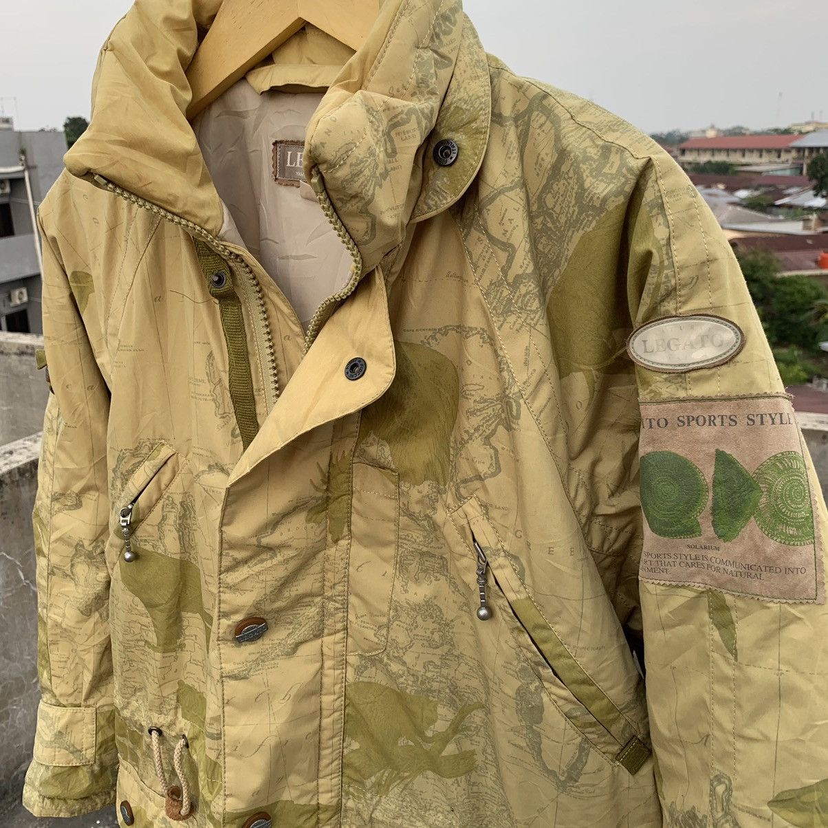 Vintage × Yamaha Vintage YAMAHA LEGATO MAP full art print ski jacket Size US M / EU 48-50 / 2 - 3 Thumbnail
