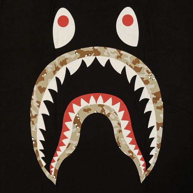 Bape × Stussy BAPE × Stussy ILL COLLABORATION Shark T-shirt a bathing ape Size US M / EU 48-50 / 2 - 5 Thumbnail