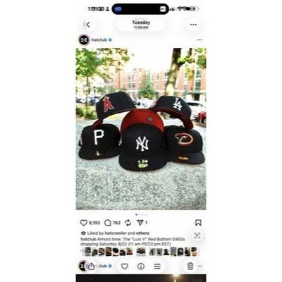 New Era Arizona Diamondbacks Hat Club Louis Vuitton Red UV 59FIFTY 7 Size ONE SIZE - 7 Thumbnail
