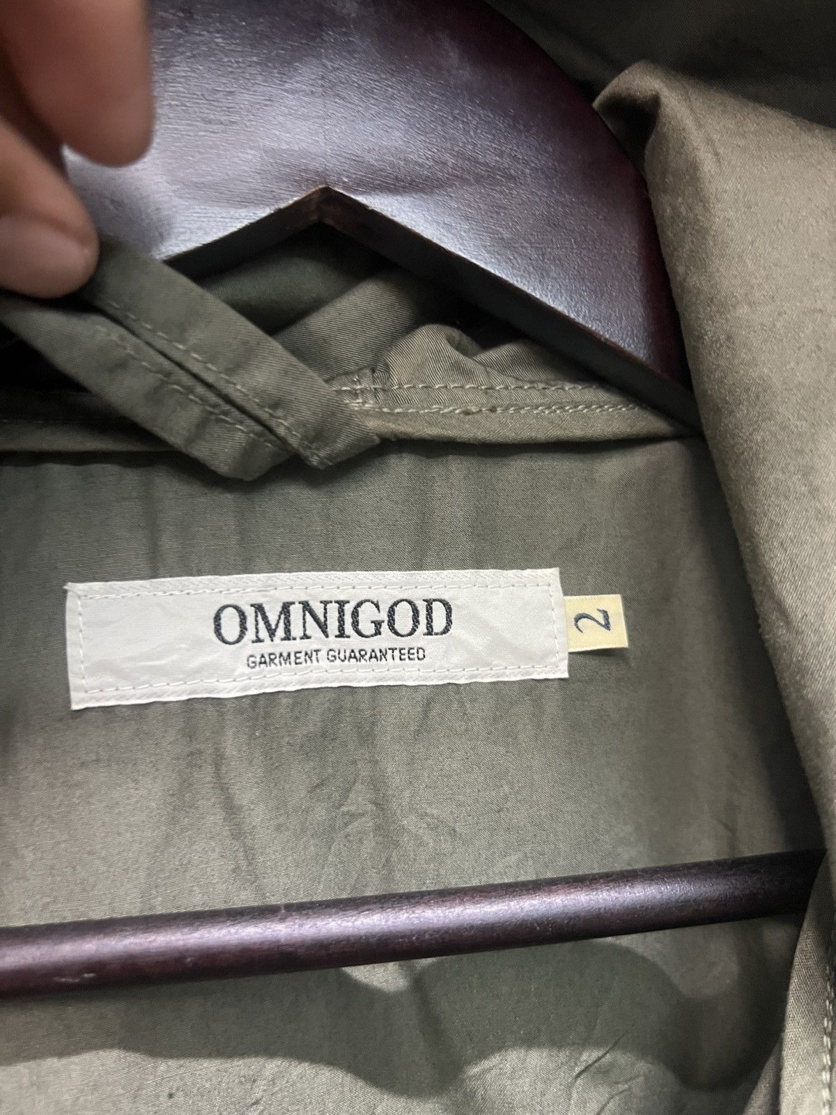 OMNIGOD Omnigod Garment Guaranteed Light Jacket With Hoodie Size XS / US 0-2 / IT 36-38 - 8 Thumbnail