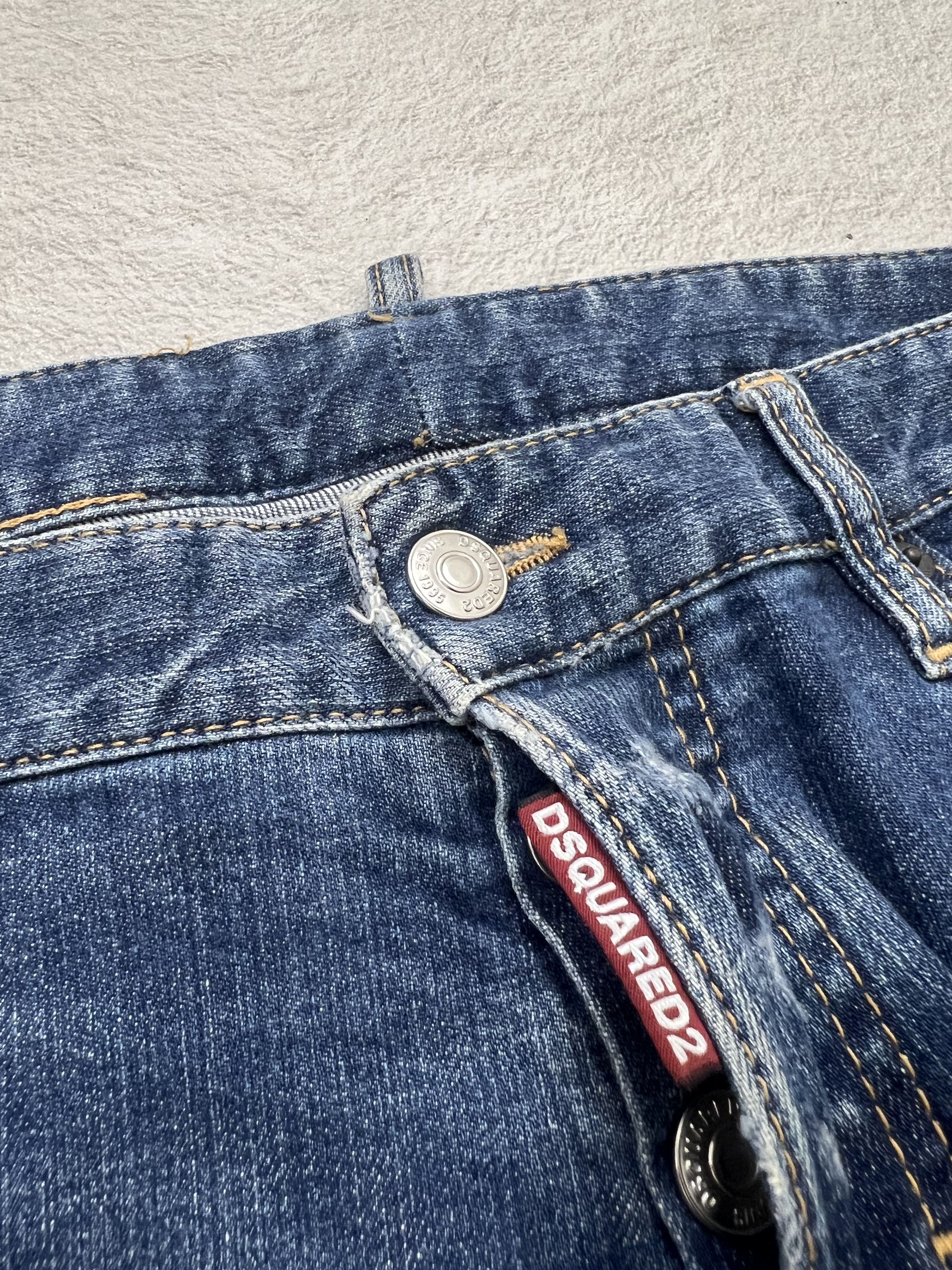 Dsquared2 2000s Dsquared2 Distressed Destroy Wash Jeans y2k Lgb Ifsix Size US 32 / EU 48 - 7 Thumbnail
