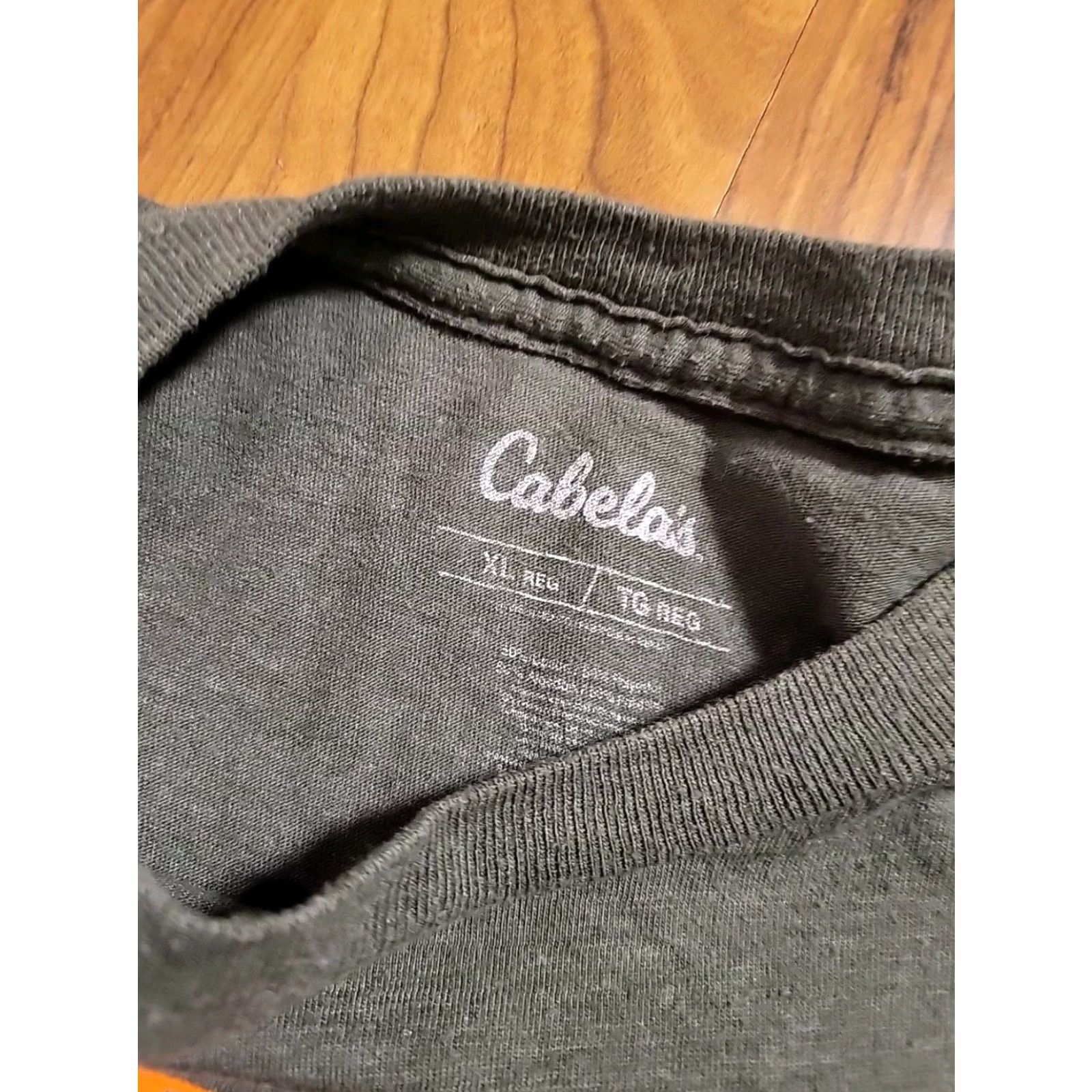 Vintage Cabela's Shirt Men XL Outdoor Orange Spell Out Crewneck Short Sleeve Size US XL / EU 56 / 4 - 3 Thumbnail