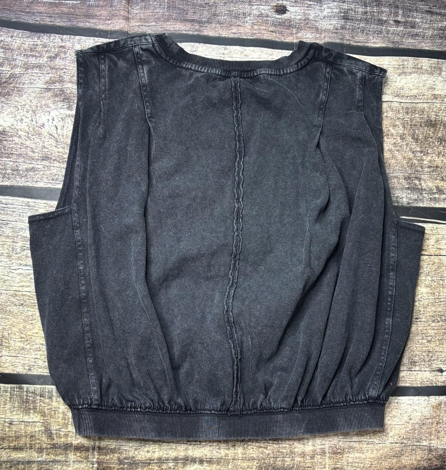 Other Free People We The Free Tank Top Womens XS Cotton Black $58 Size XS / US 0-2 / IT 36-38 - 3 Thumbnail