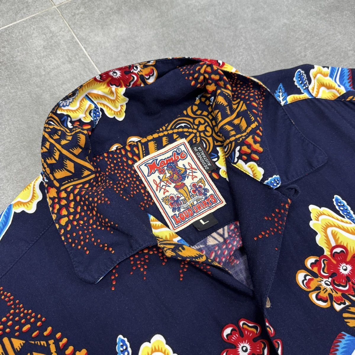 Mambo Vintage Mambo Hawaiian Shirt Tribal Surf Print Short Sleeve Size US L / EU 52-54 / 3 - 10 Thumbnail