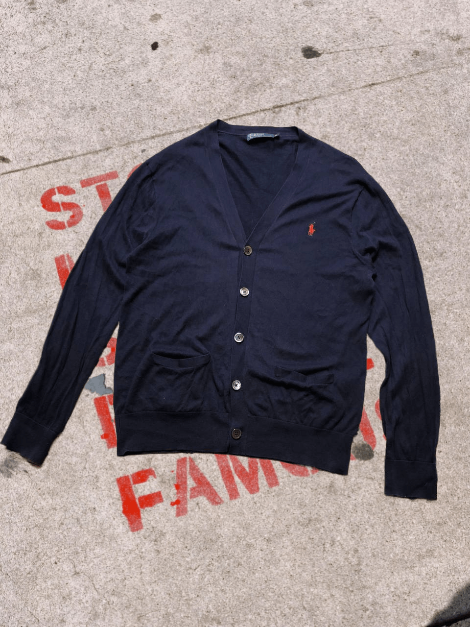 Polo Ralph Lauren Polo Ralph Lauren Knit Cardigan Blue Sweater Size US M / EU 48-50 / 2 - 1 Thumbnail