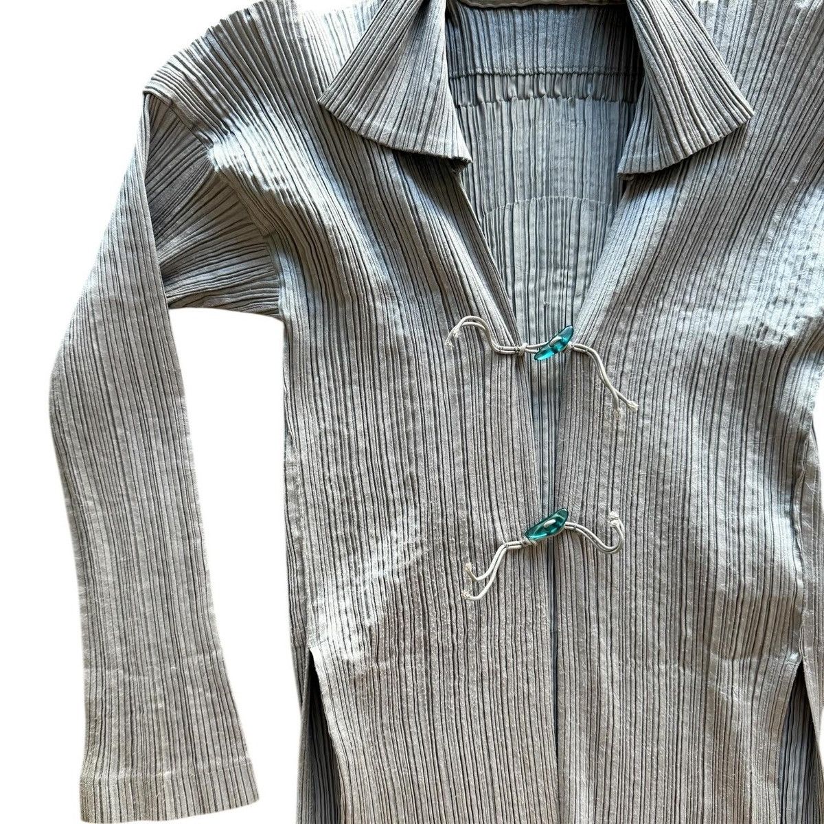 Issey Miyake RARE 1995 Issey Miyake Chinese button-up top Size L / US 10 / IT 46 - 3 Thumbnail