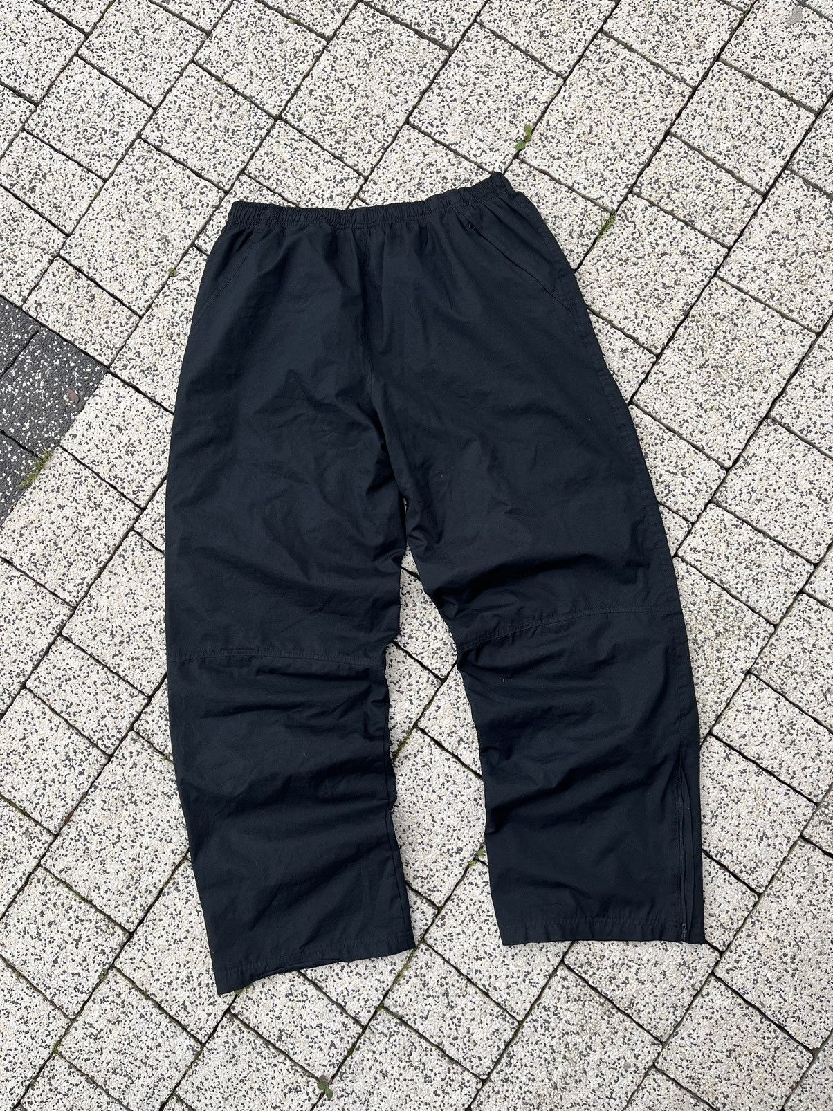 Nike × Vintage Nike Vintage Track Pants Nylon Y2K Drill Streetwear Swoosh Size US 36 / EU 52 - 6 Thumbnail
