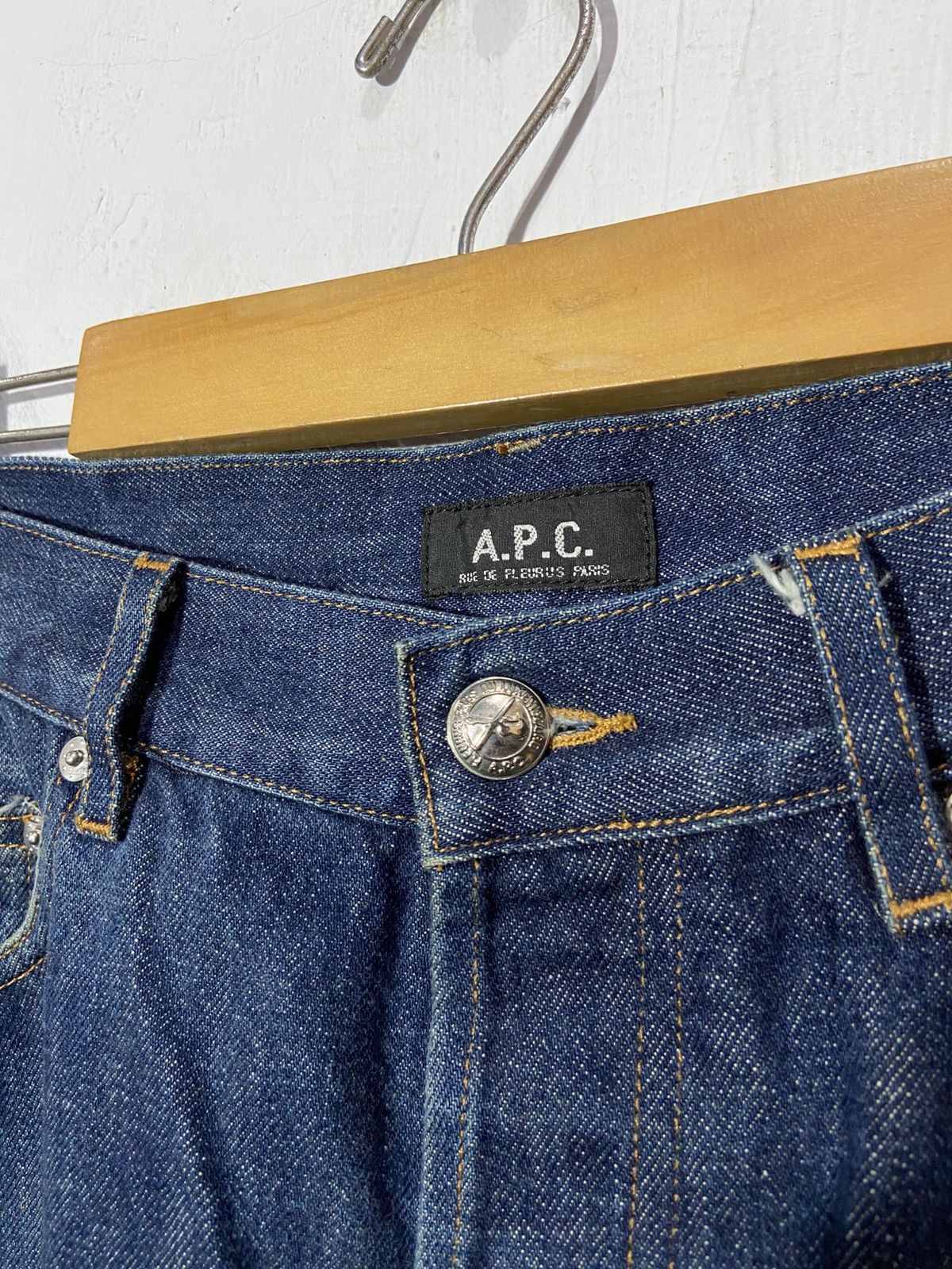 A.P.C. A.P.C. Rescue Selvedge Denim Pants Button Fly Jeans Pants Size US 33 - 3 Thumbnail