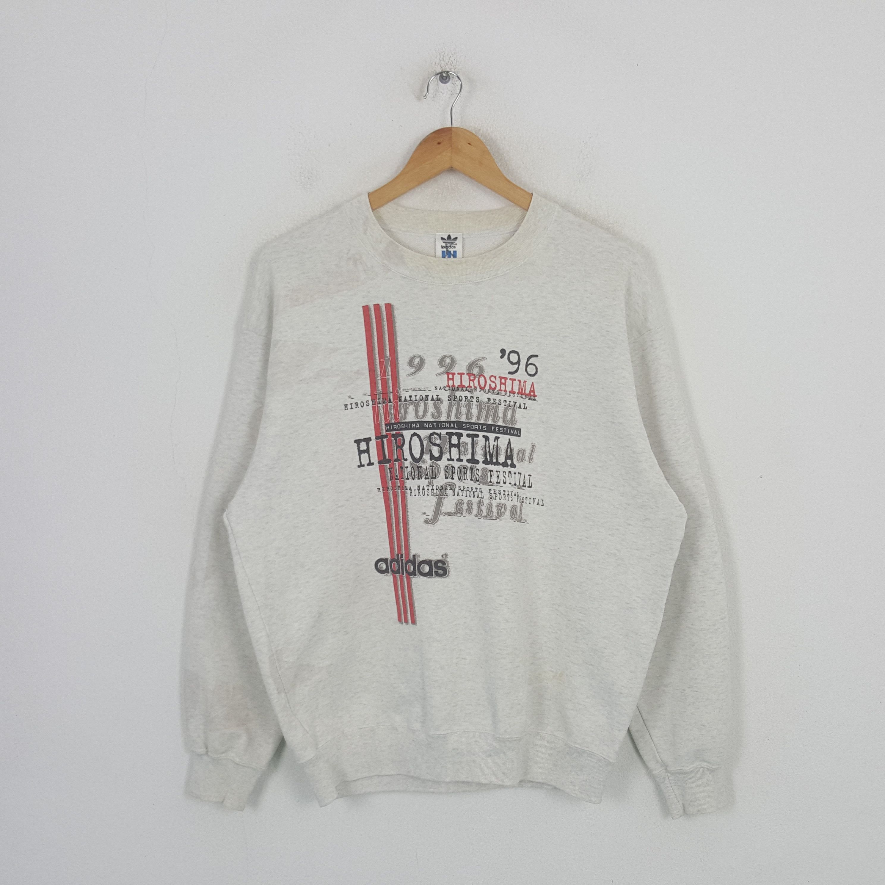 Adidas Vintage Adidas Hiroshima 96 Festival Sweatshirt C302N16 Size US M / EU 48-50 / 2 - 1 Thumbnail