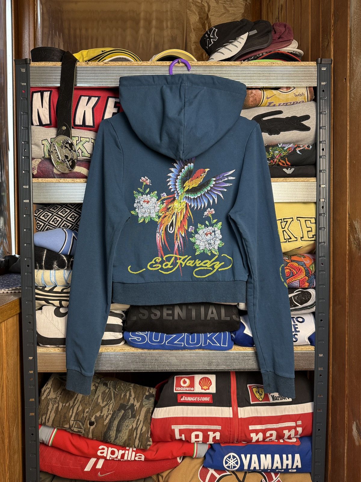Ed Hardy Vintage Y2k Ed Hardy Suit (Pants+Zip Hoodie) Size L / US 10 / IT 46 - 3 Thumbnail