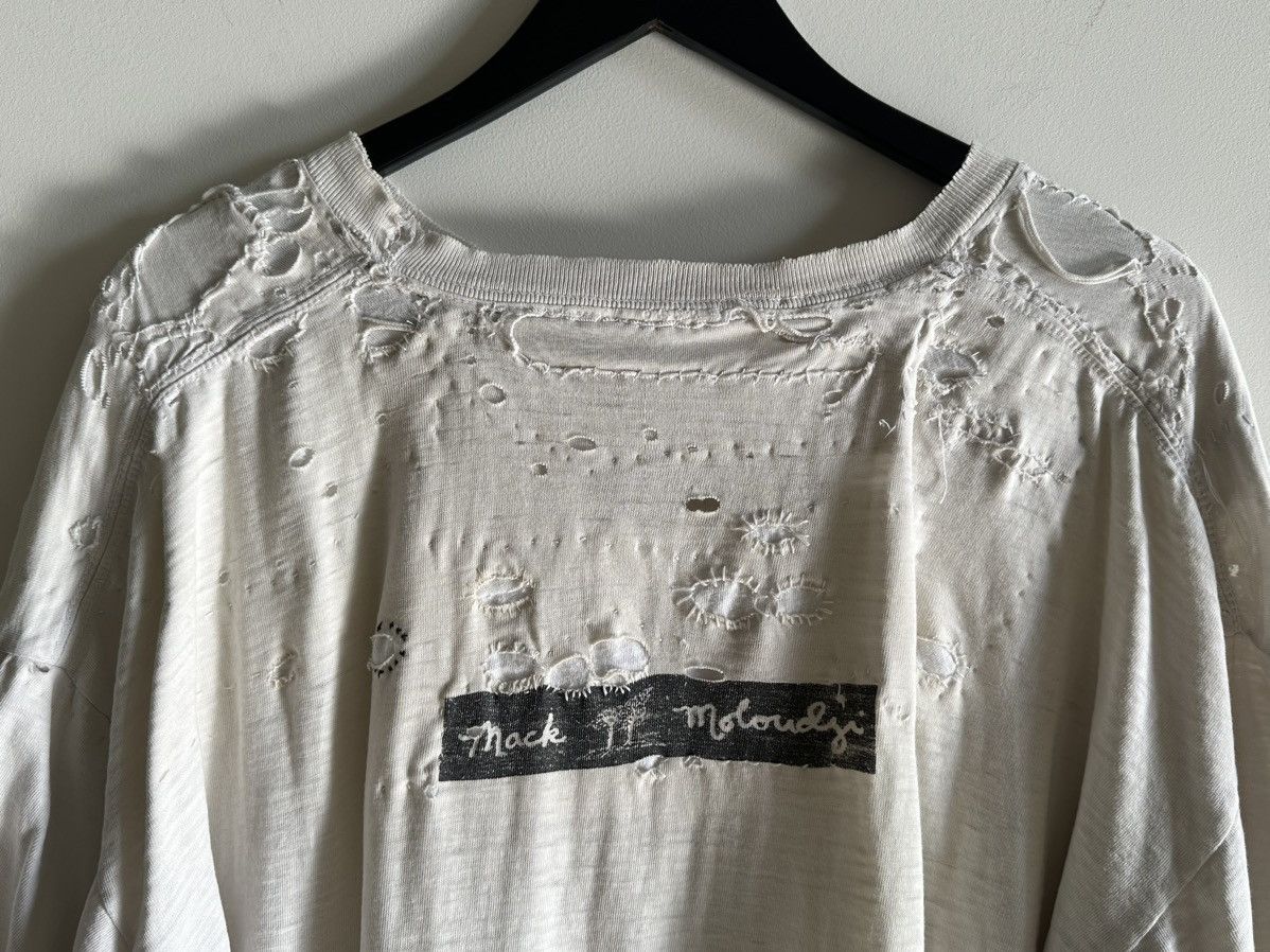 Vintage Vintage Restored Thrashed T-shirt repairs throughout Size US XL / EU 56 / 4 - 4 Thumbnail