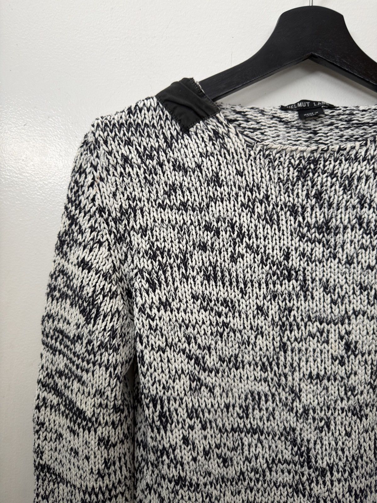 Helmut Lang AW99 Mixed-Knit Safety Vest Sweater Size US S / EU 44-46 / 1 - 2 Thumbnail