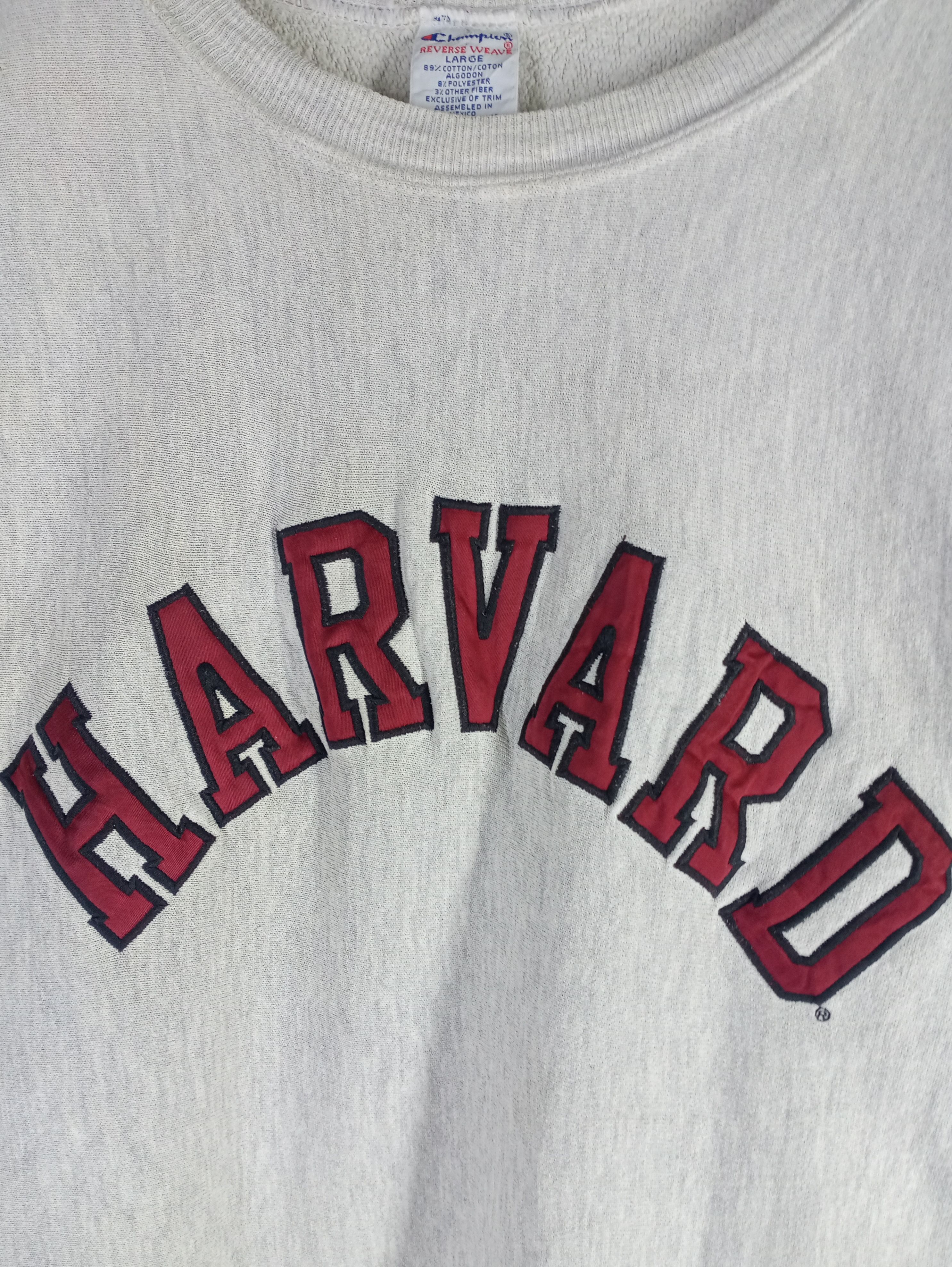 Champion Vintage 80s Champion Reverse Weave HARVARD University Sweat Size US L / EU 52-54 / 3 - 3 Thumbnail