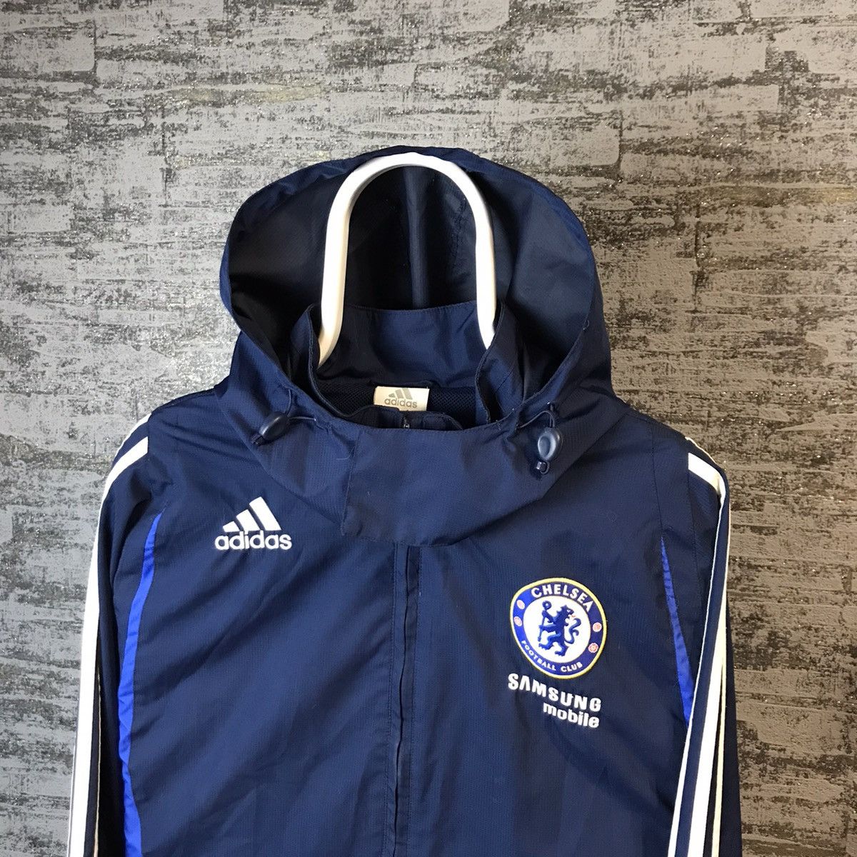Vintage Vintage Adidas Chelsea Jacket Soccer Jersey Size L/XL Size US L / EU 52-54 / 3 - 3 Thumbnail