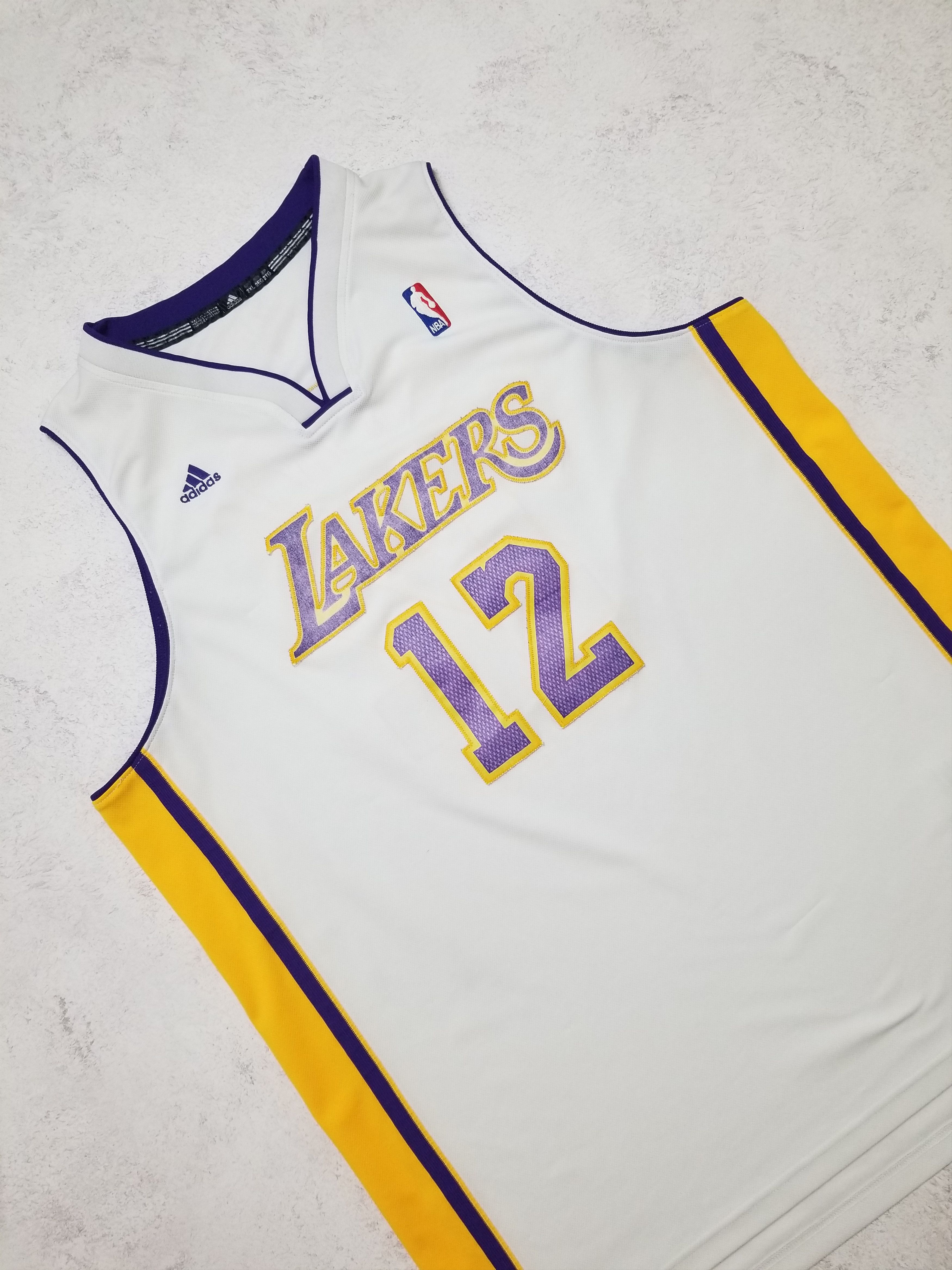 Adidas Dwight Howard Los Angeles Lakers Sewn Swingman Jersey Size US XXL / EU 58 / 5 - 16 Thumbnail