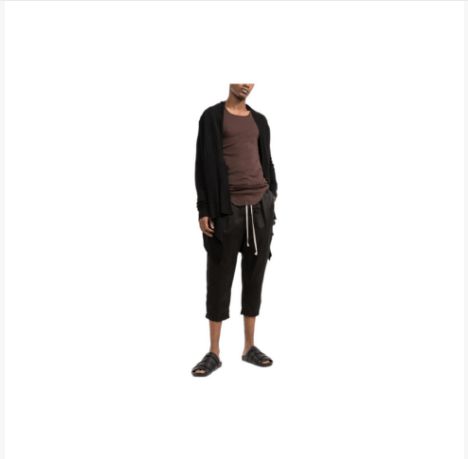 Rick Owens Rick Owens Black Drawstring Cargo Pants Men's Size 48 Size US 32 / EU 48 - 6 Thumbnail