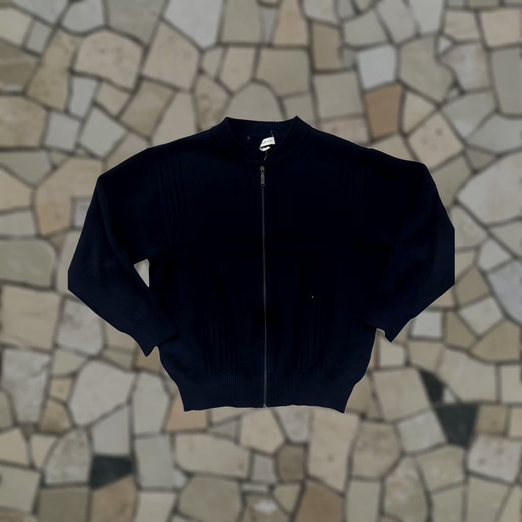 Vintage VINTAGE Breidhof Mens Black Full-Zip Sweater Jacket 2XL West Germany Bomber Jacket Mens Size US XXL / EU 58 / 5 - 1 Thumbnail