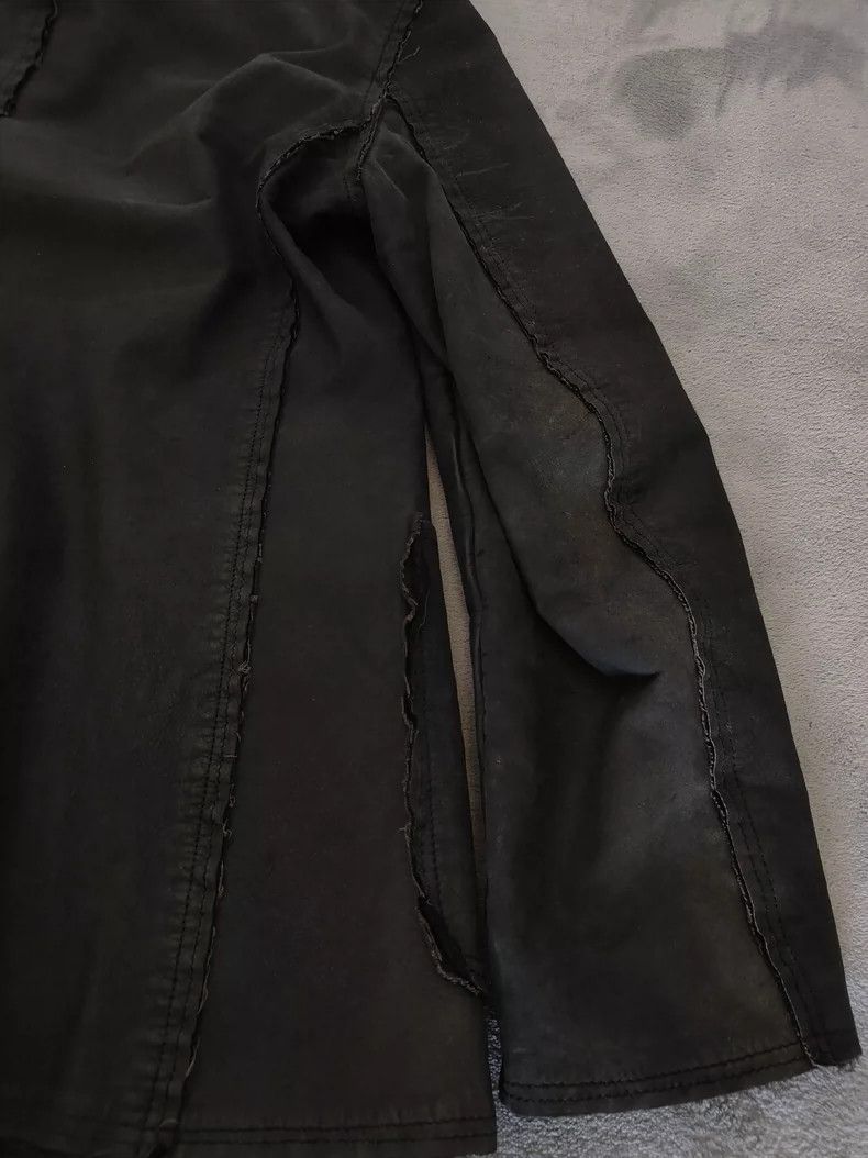 Comme des Garcons Comme des Garcons Cow leather torn coat Size US M / EU 48-50 / 2 - 5 Thumbnail