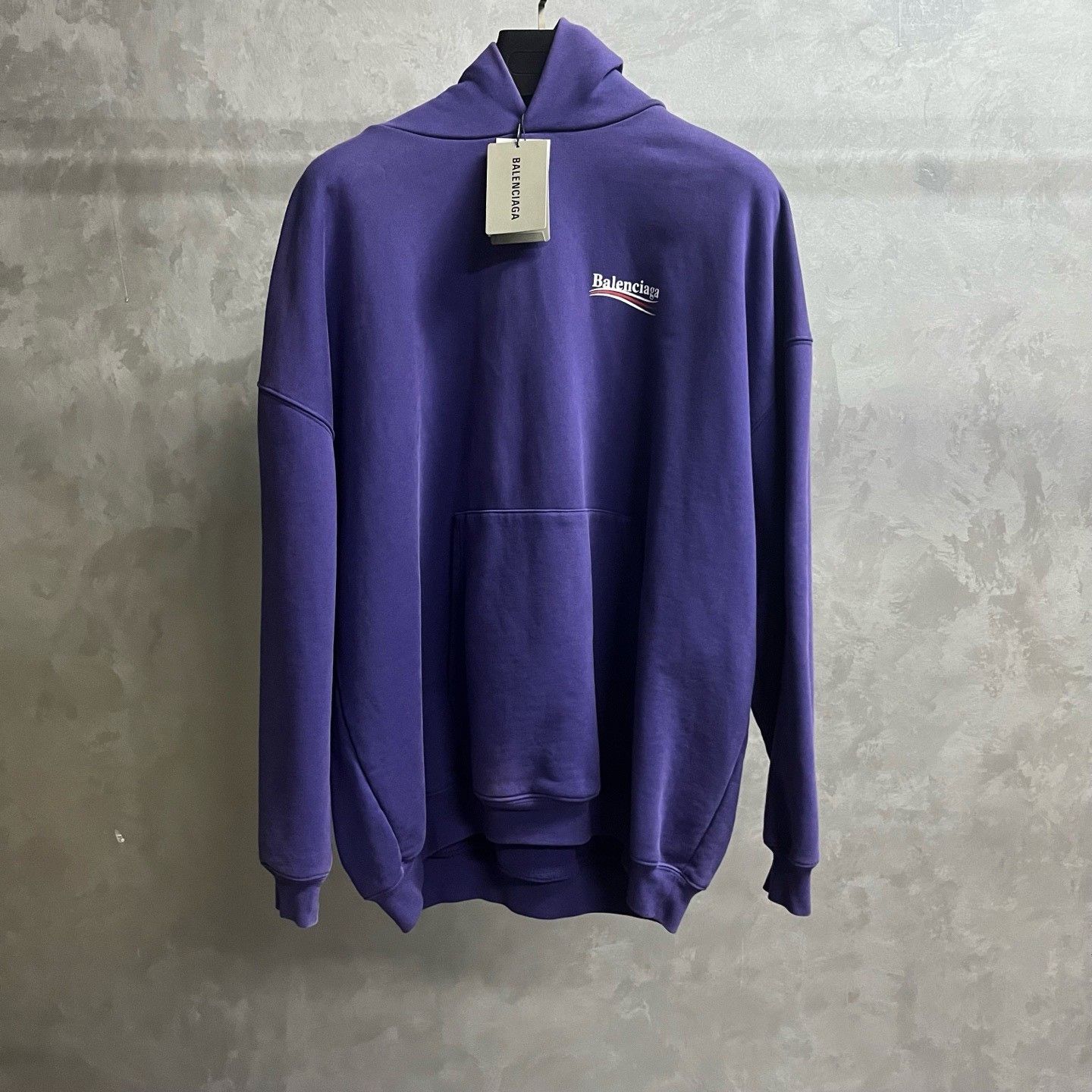 Balenciaga Balenciaga Printed Blue Hoodie xs Men Size US XS / EU 42 / 0 - 1 Thumbnail