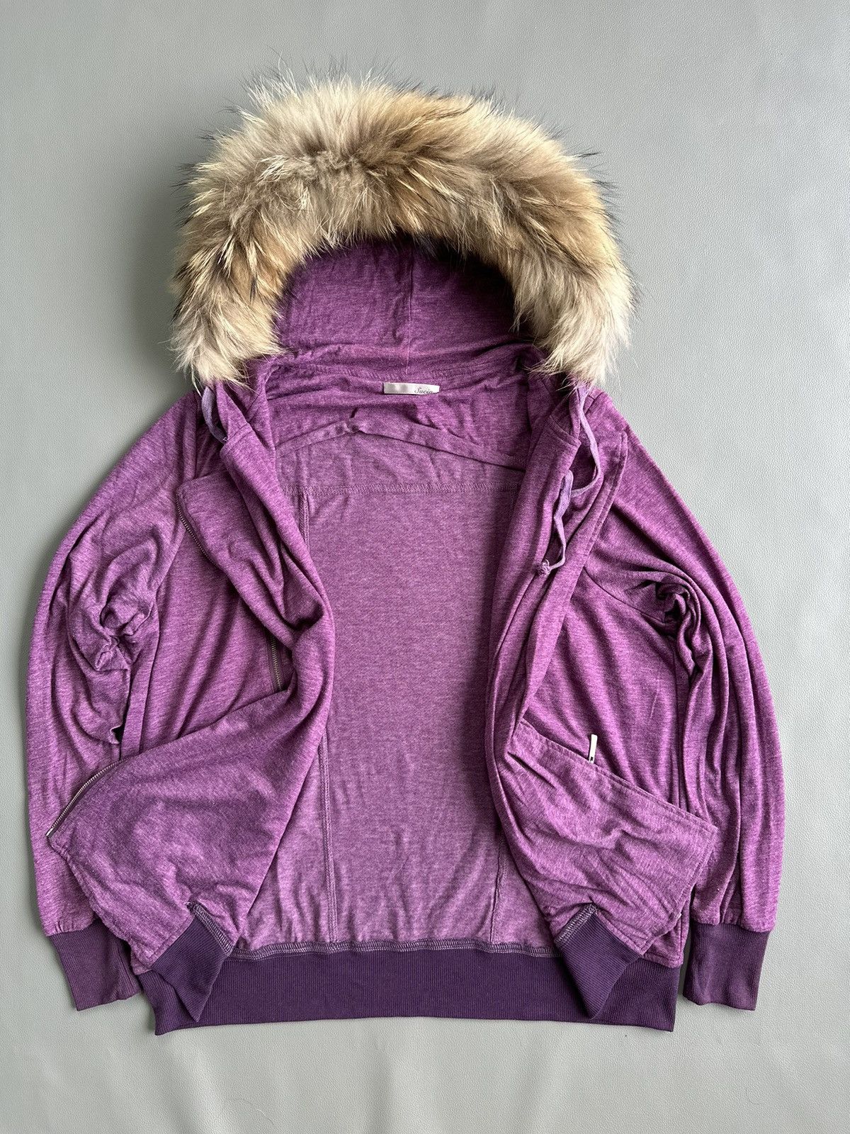 Beauty Beast ASSYMETRICAL MULTIZIPPER SUCIA FUR ZIP HOODIE LGB STYLE Size XL / US 12-14 / IT 48-50 - 5 Thumbnail