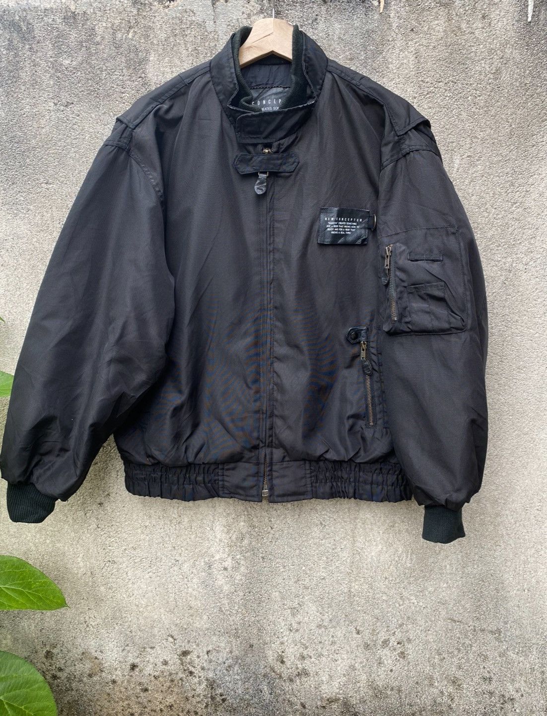 Hein Gericke × Kadoya Kadoya Bomber Stylist Biker Jacket IsseyMiyake Design Size US M / EU 48-50 / 2 - 2 Thumbnail
