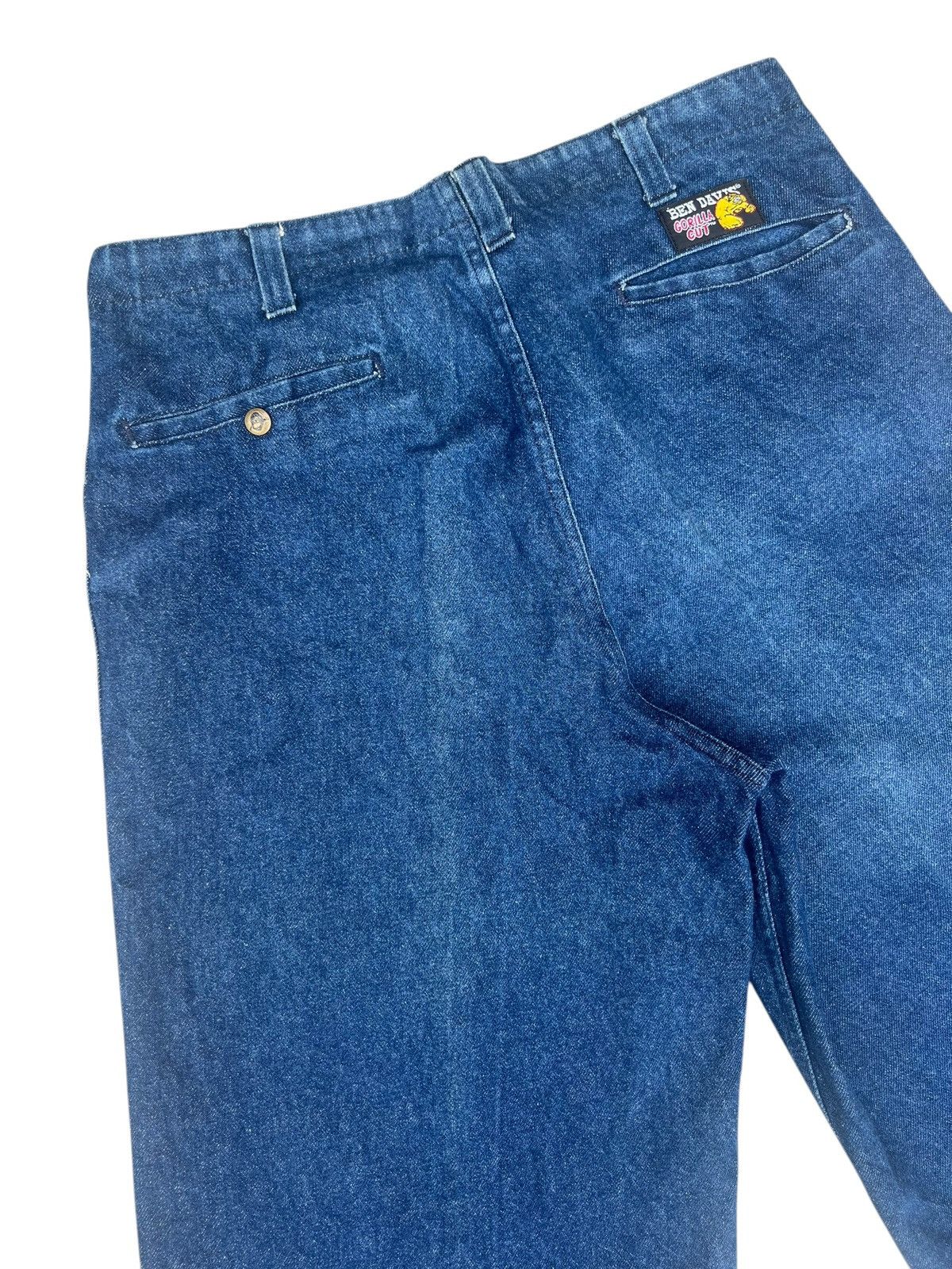 Ben Davis Vintage 90s Ben Davis Heavy Denim Gorilla Cut Baggy Jeans Size US 35 - 13 Thumbnail