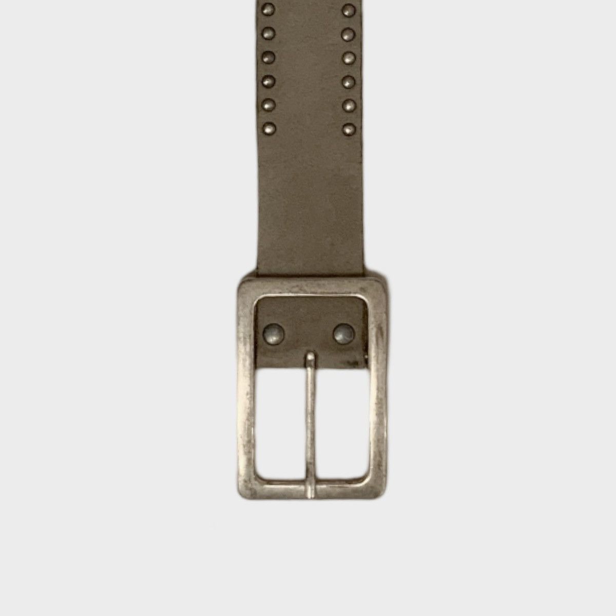 Vintage vanzetti vintage beige leather belt Size ONE SIZE - 3 Thumbnail