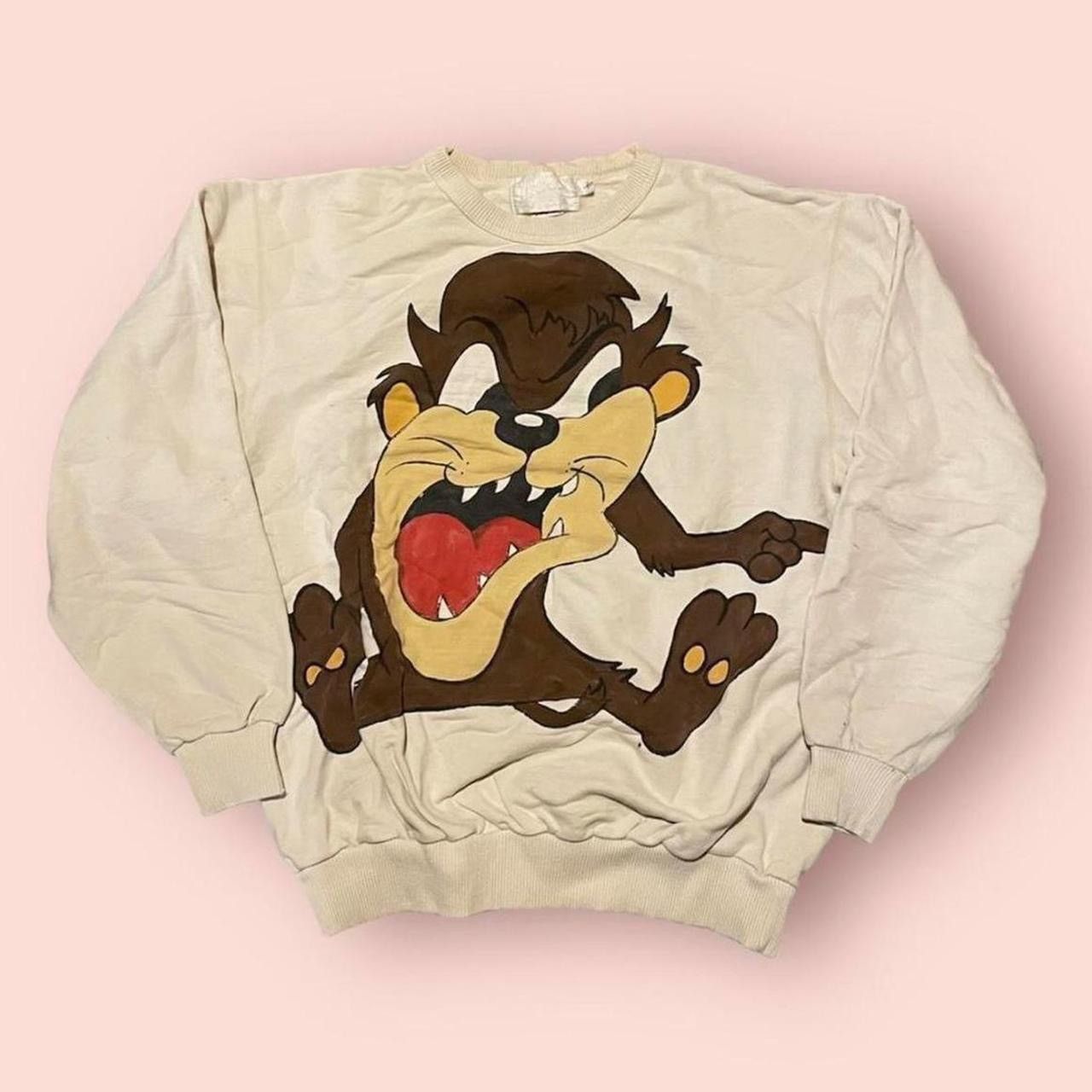 Vintage Vintage 90’s Looney Tunes Tasmanian Devil Double Sided Size US XL / EU 56 / 4 - 2 Thumbnail