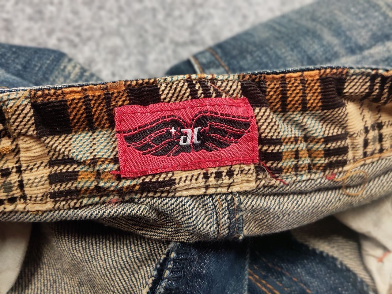 If Six Was Nine If Six Was Nine Sexy Vintage Japan Denim Mini Skirt Y2K Size 29" - 12 Thumbnail