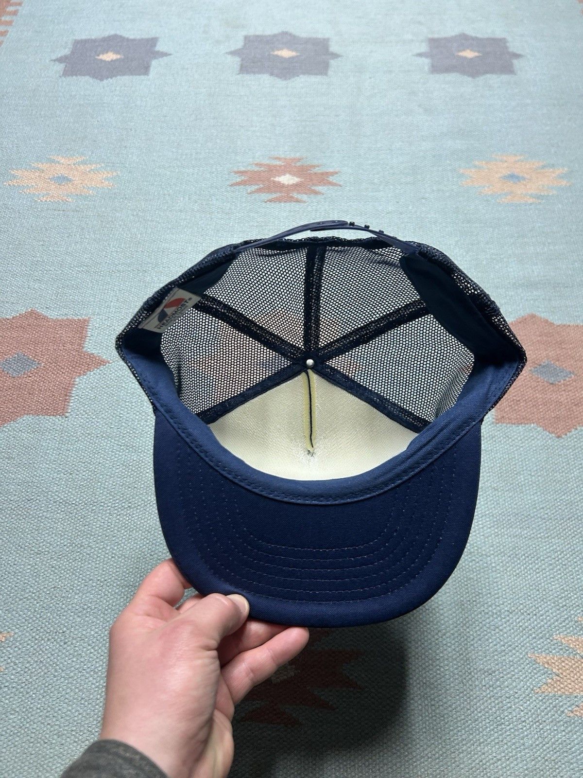 Vintage Vtg trucker hat valley petroleum oil blue whit Michigan snap Size ONE SIZE - 5 Thumbnail