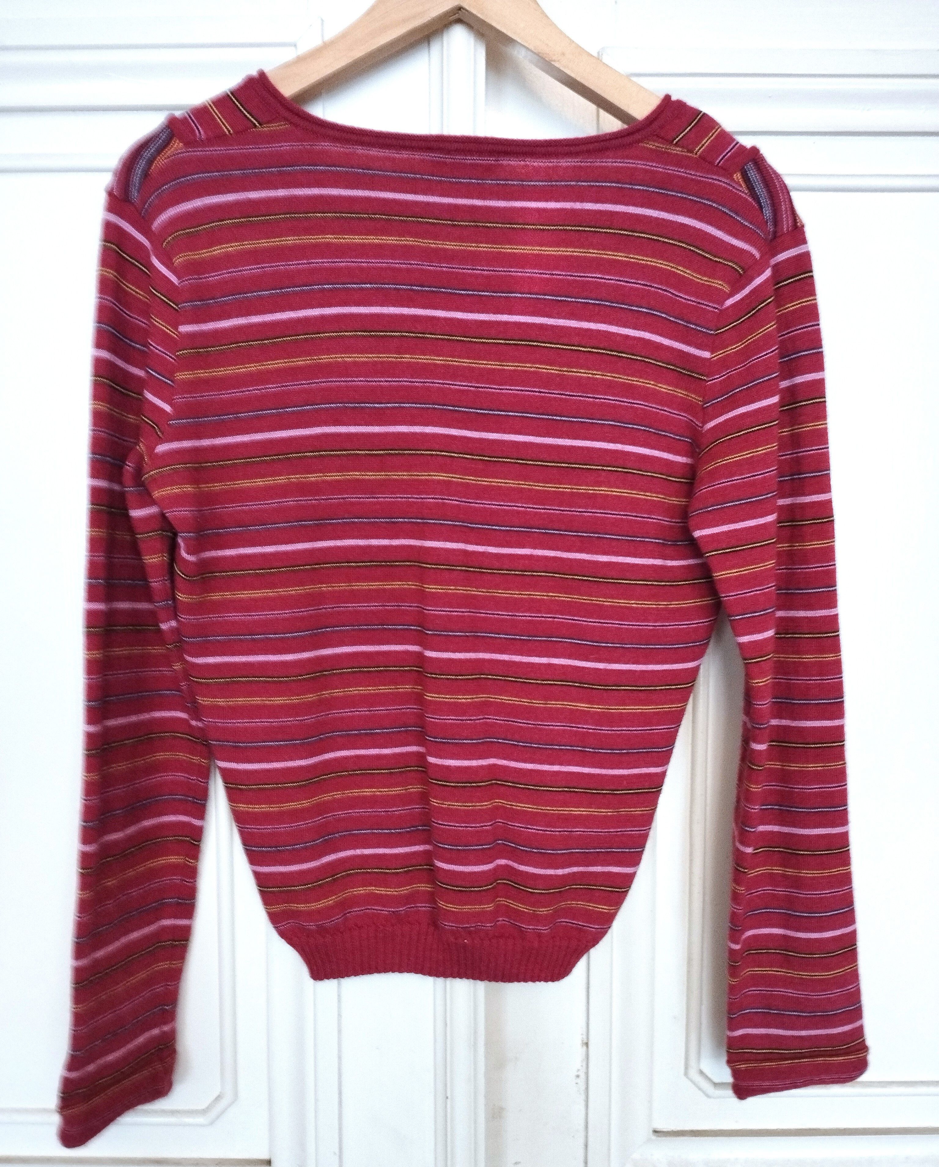 Christian Lacroix Christian Lacroix Pull Damiers Fine Laine T M/L Size L / US 10 / IT 46 - 4 Thumbnail