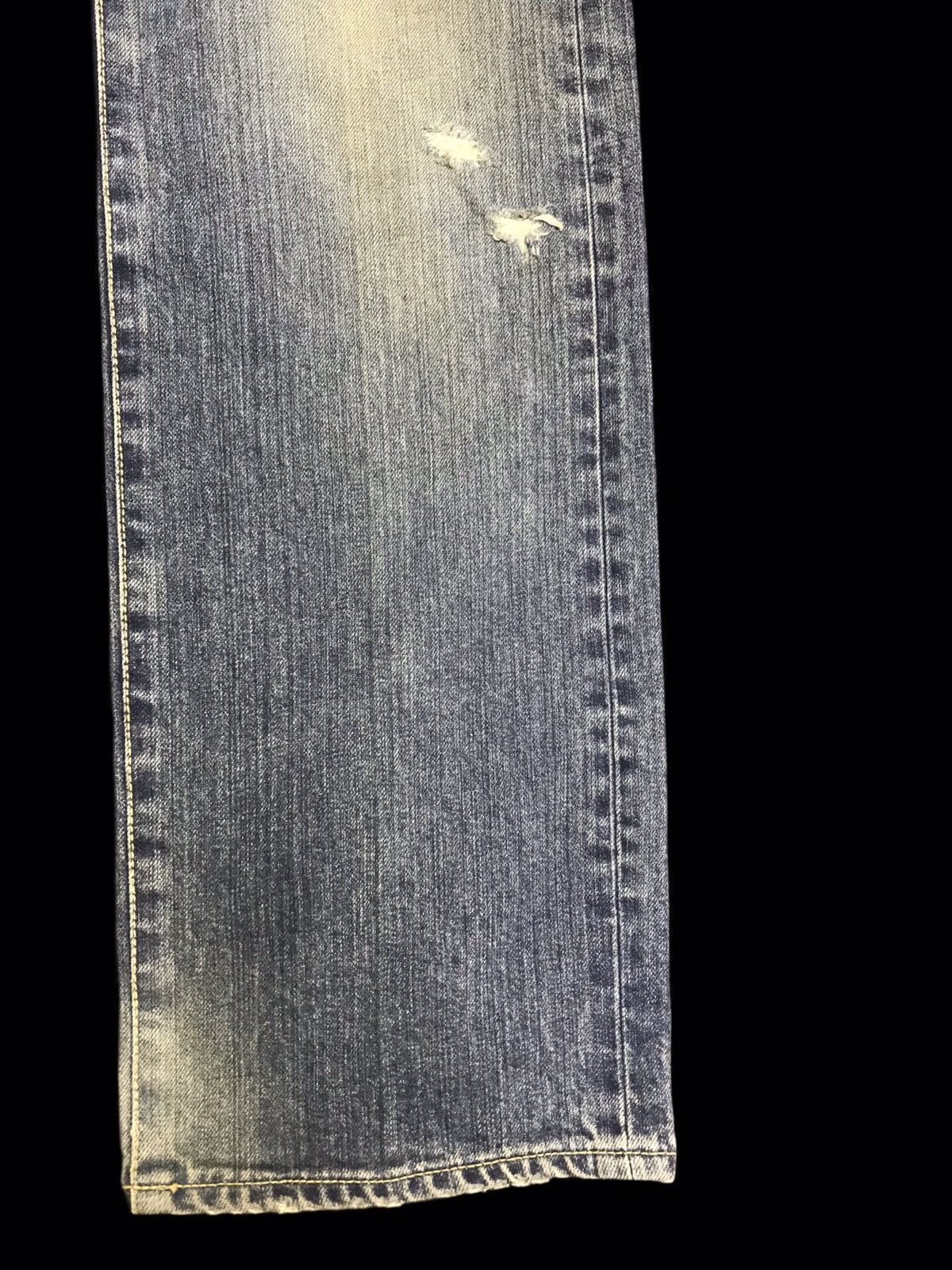 Tommy Hilfiger 💥ARCHIVAL💥VERY RARE TOMMY DISTRESSED DENIM F123 Size US 30 / EU 46 - 6 Thumbnail