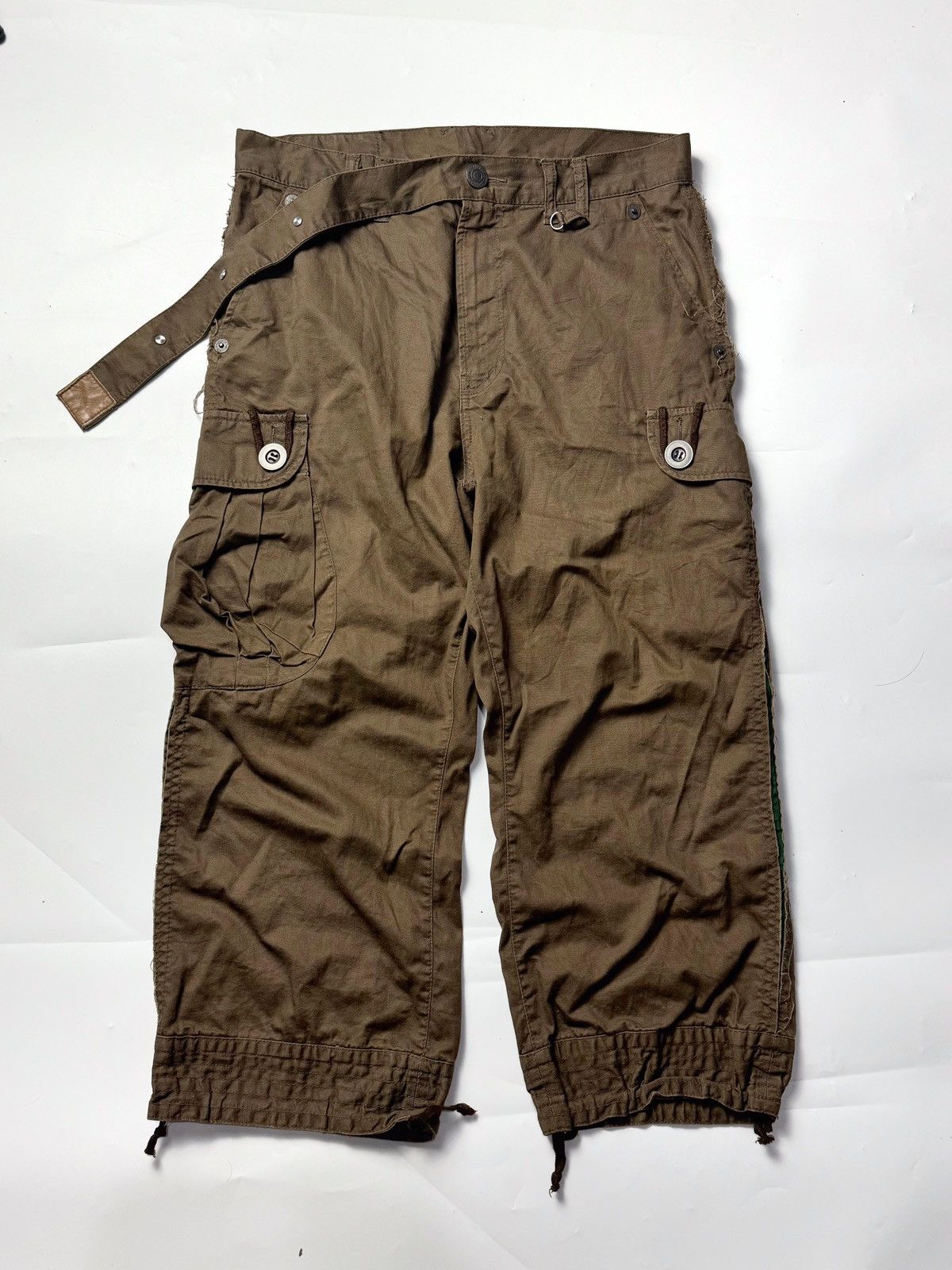 Kapital PPFM Archive Cargo Bondage Mid Pants Size US 32 / EU 48 - 1 Thumbnail