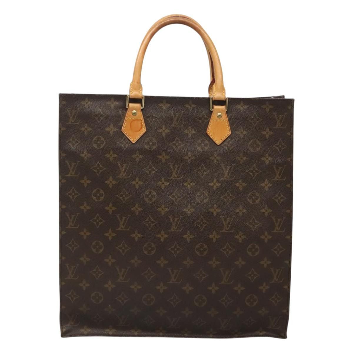 Louis Vuitton LOUIS VUITTON Monogram Sac Plat Hand Bag M51140 Size ONE SIZE - 13 Thumbnail