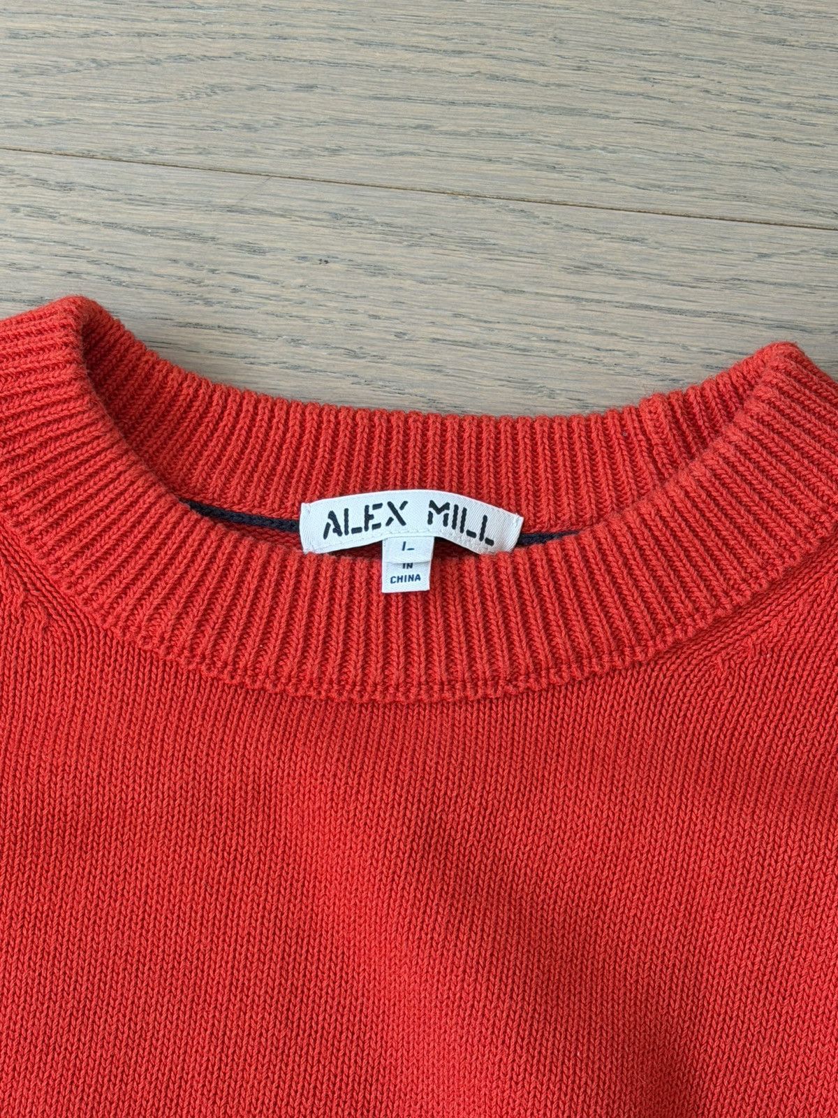 Alex Mill Gabriel Crewneck Sweater in Cotton Linen Size US L / EU 52-54 / 3 - 3 Thumbnail
