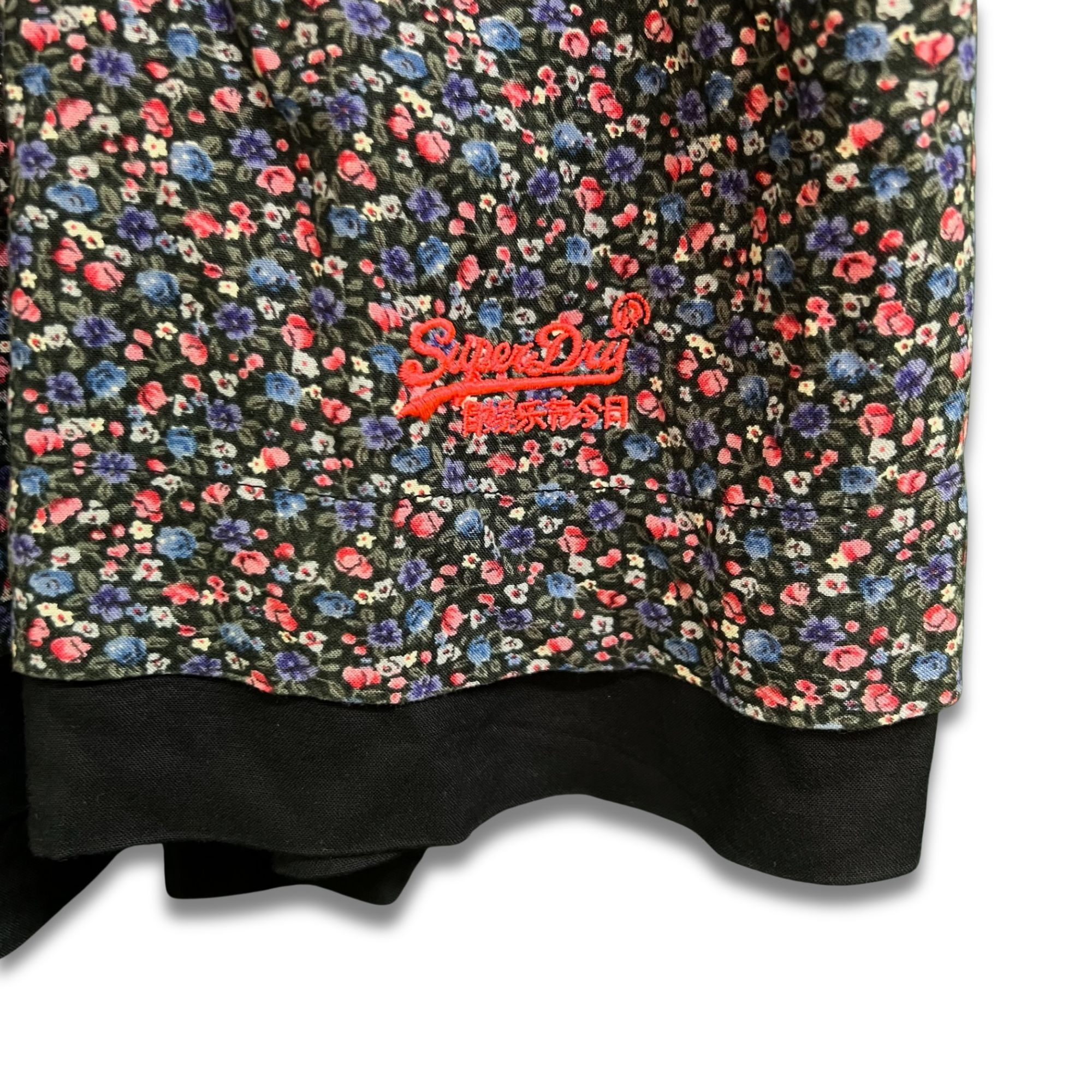 Superdry SUPERDRY Floral Print Strapless Dress XS Black Multicolor Size XS / US 0-2 / IT 36-38 - 5 Thumbnail