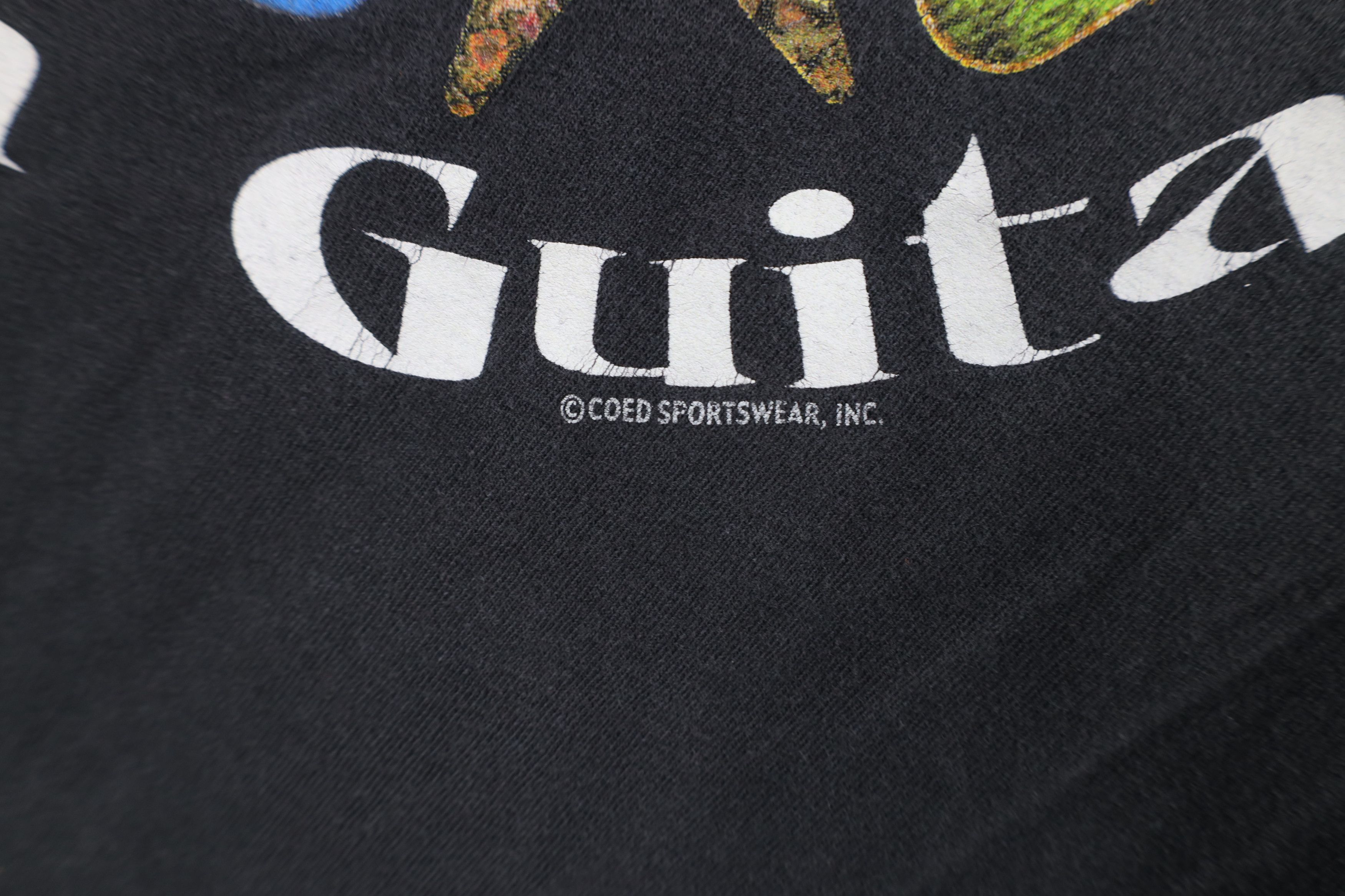 Vintage Vintage 90s Y2K Streetwear Never Have Enough Guitars T-Shirt Size US XL / EU 56 / 4 - 11 Thumbnail