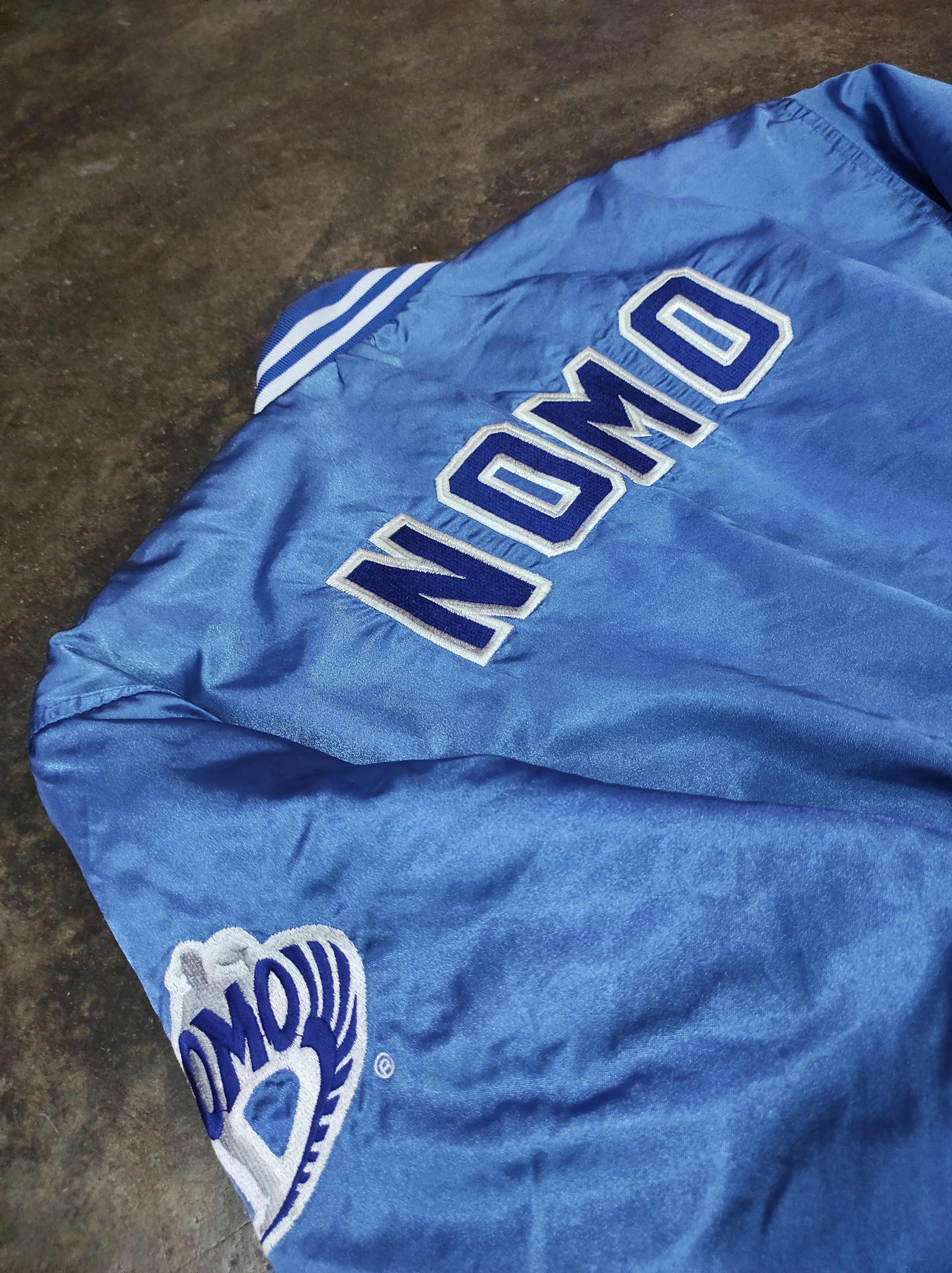Japanese Brand × MLB TOYOTA NOMO 90's BASEBALL VARSITY JACKET Size US L / EU 52-54 / 3 - 10 Thumbnail
