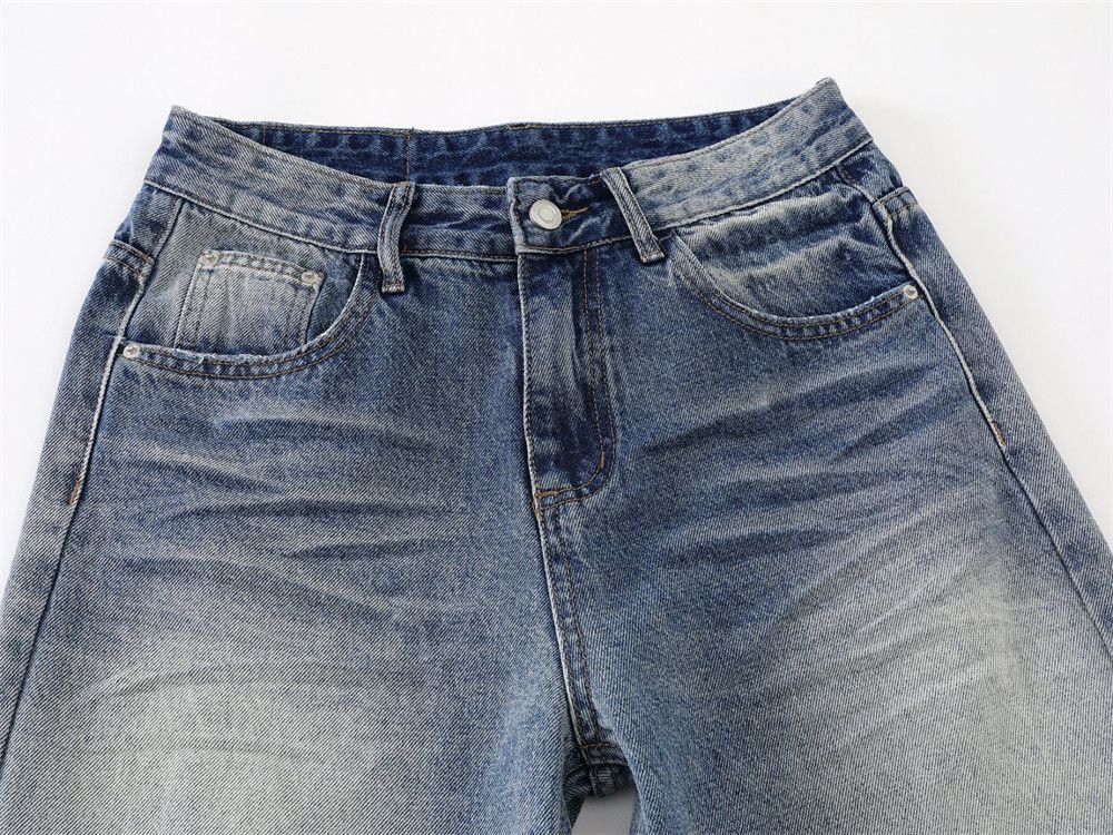 Japanese Brand × Jean Punk loose men's distressed cleanfit washed jeans Size US 34 / EU 50 - 3 Thumbnail