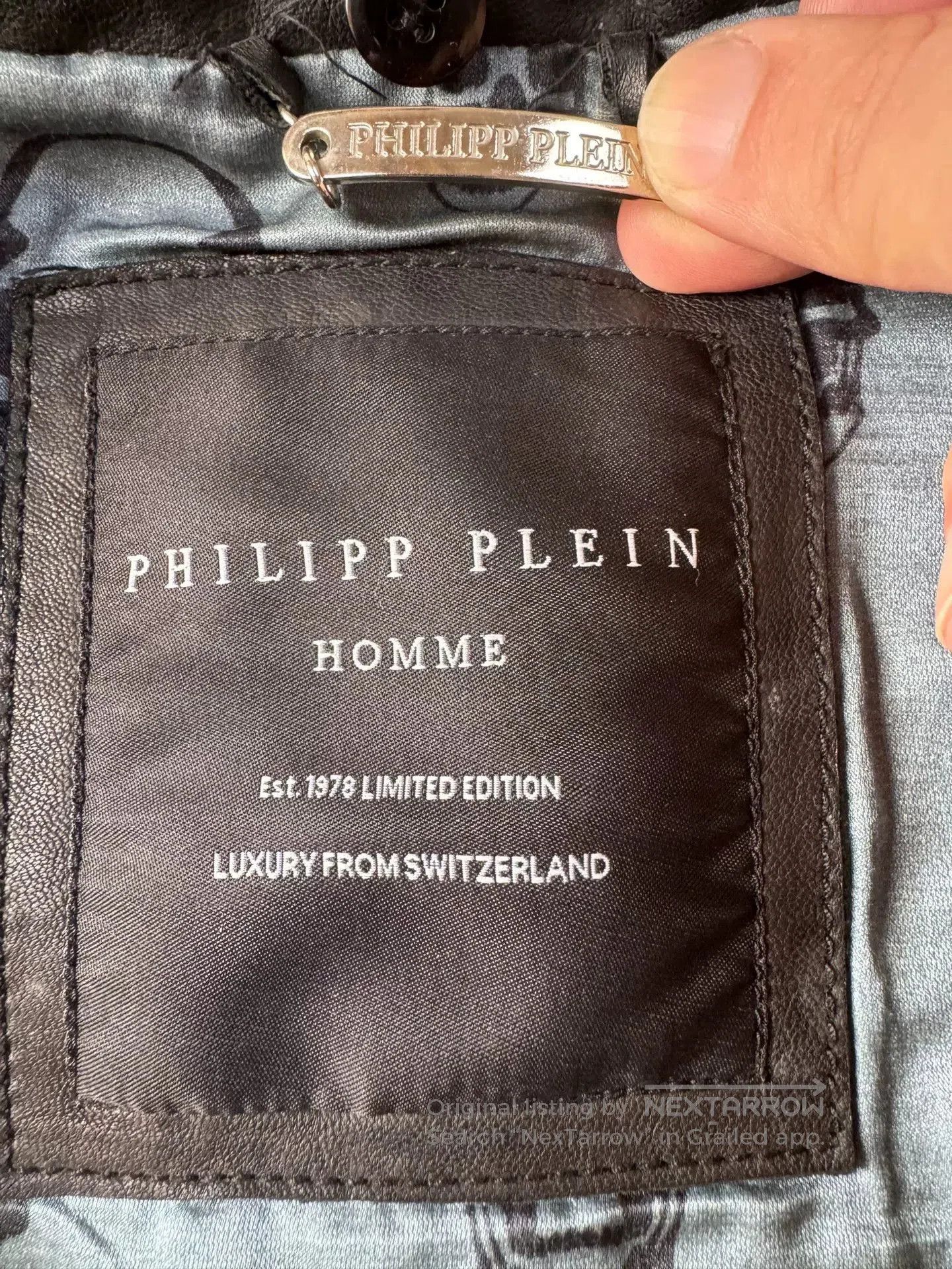 Philipp Plein Philipp Plein Men's Leather Vest Jacket. Size US M / EU 48-50 / 2 - 4 Thumbnail