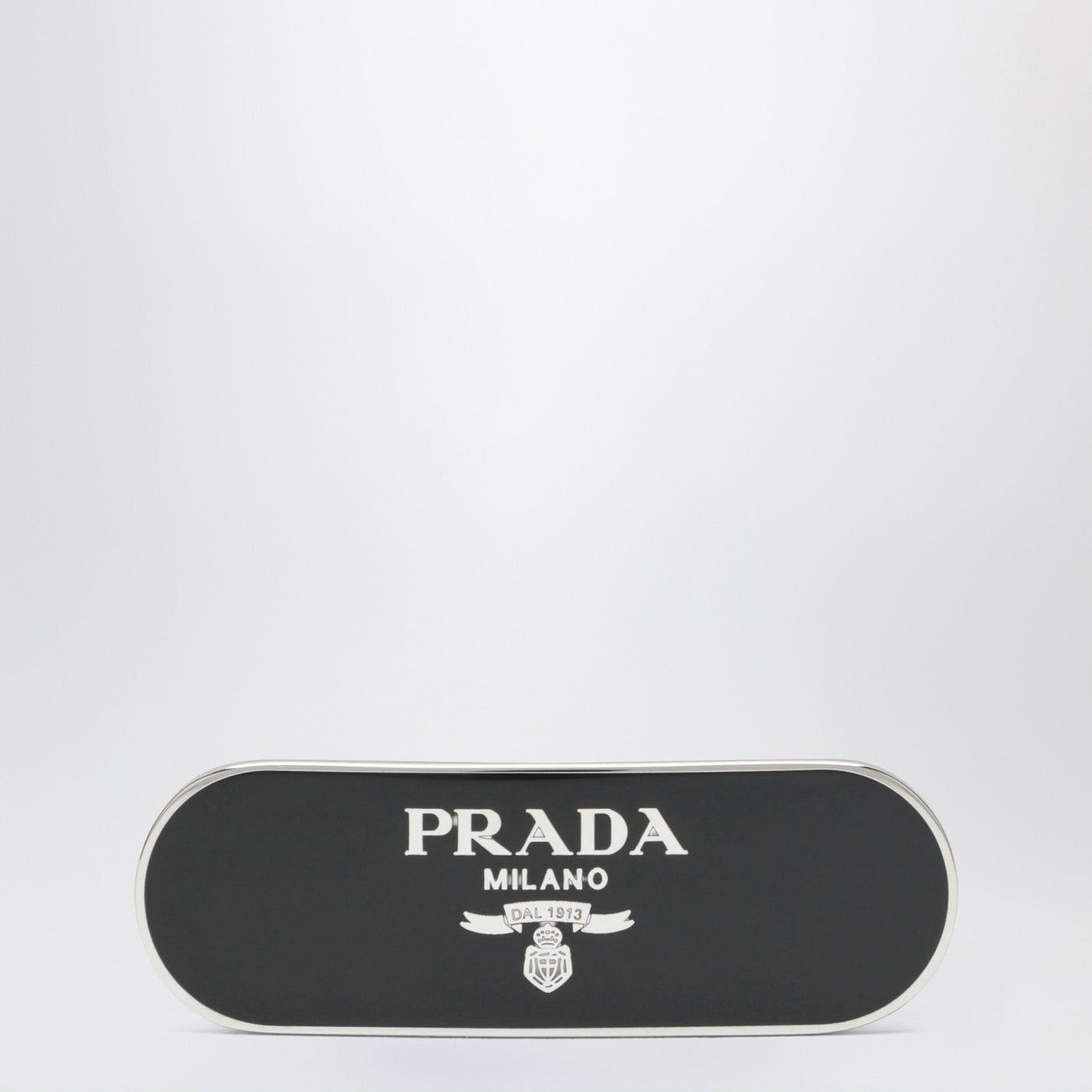 Prada Prada Black Metal Hair Clip Size ONE SIZE - 1 Thumbnail