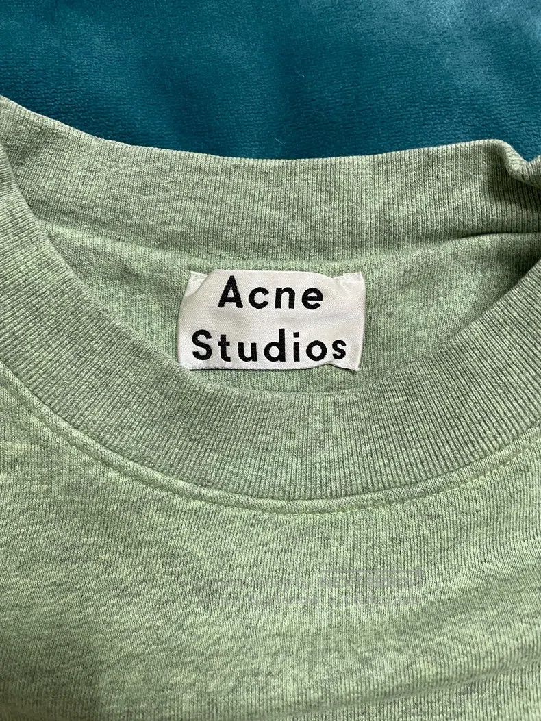 Acne Studios Acne Studios Green Loose Sweatshirt with Fleece Lining Size S / US 4 / IT 40 - 3 Thumbnail