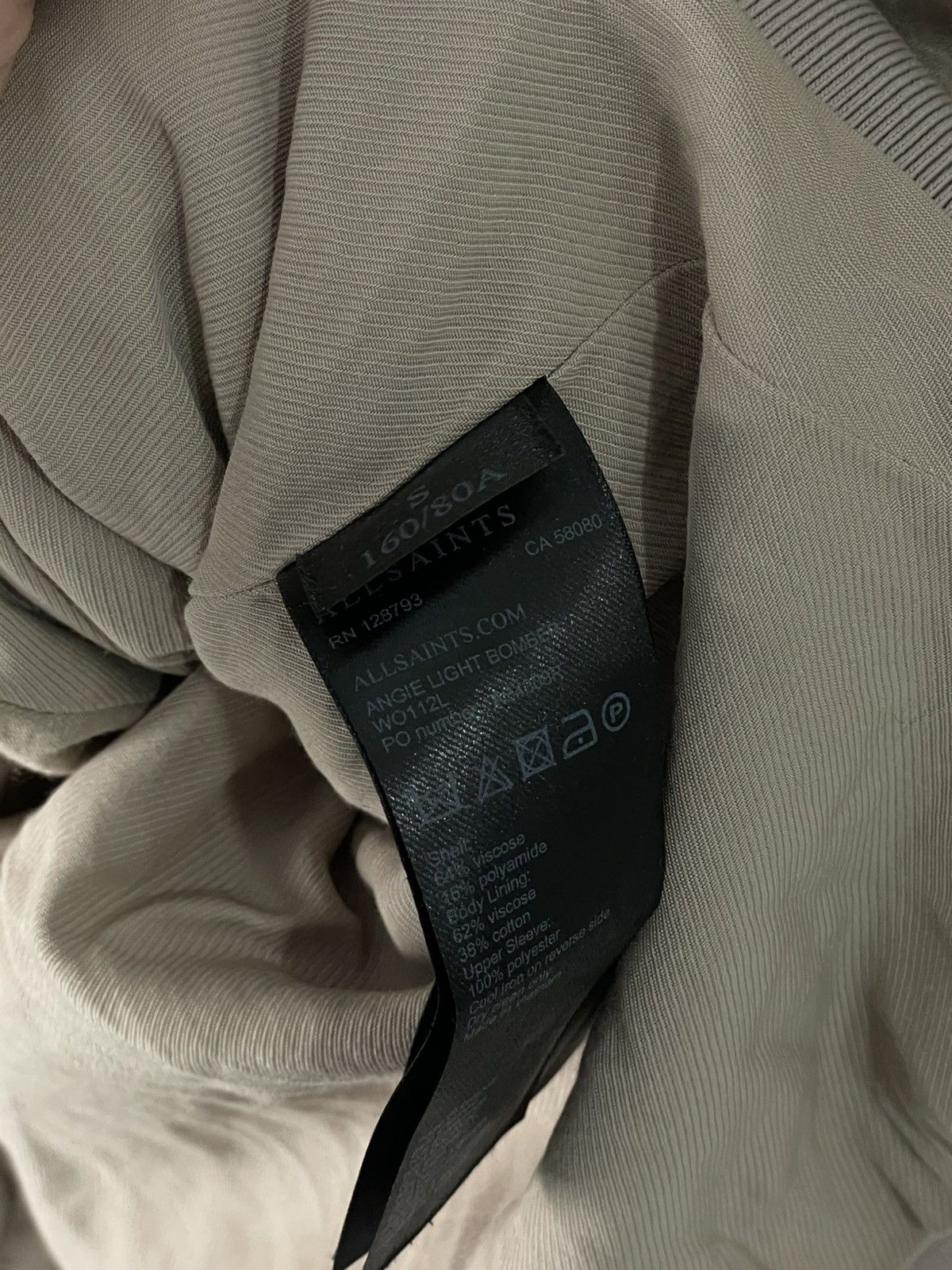 Allsaints All Saints Baggy Bomber jacket Avant Garde Jacket Size S / US 4 / IT 40 - 9 Thumbnail