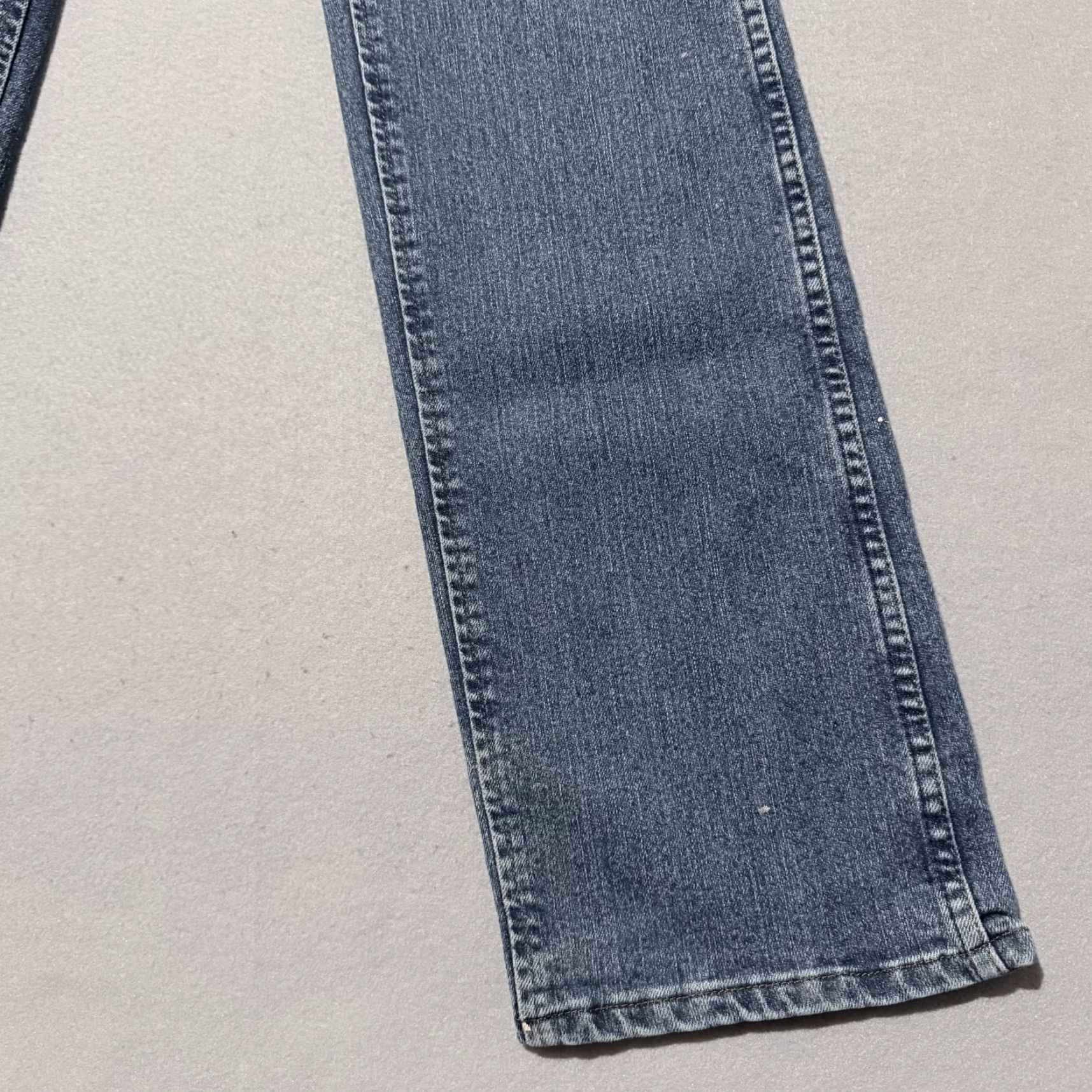 Wrangler Wrangler Cowboy Cut Jeans Men Blue Denim Paint Splatter Slim Fit Zip Fly - 30X34 Size US 30 / EU 46 - 4 Thumbnail