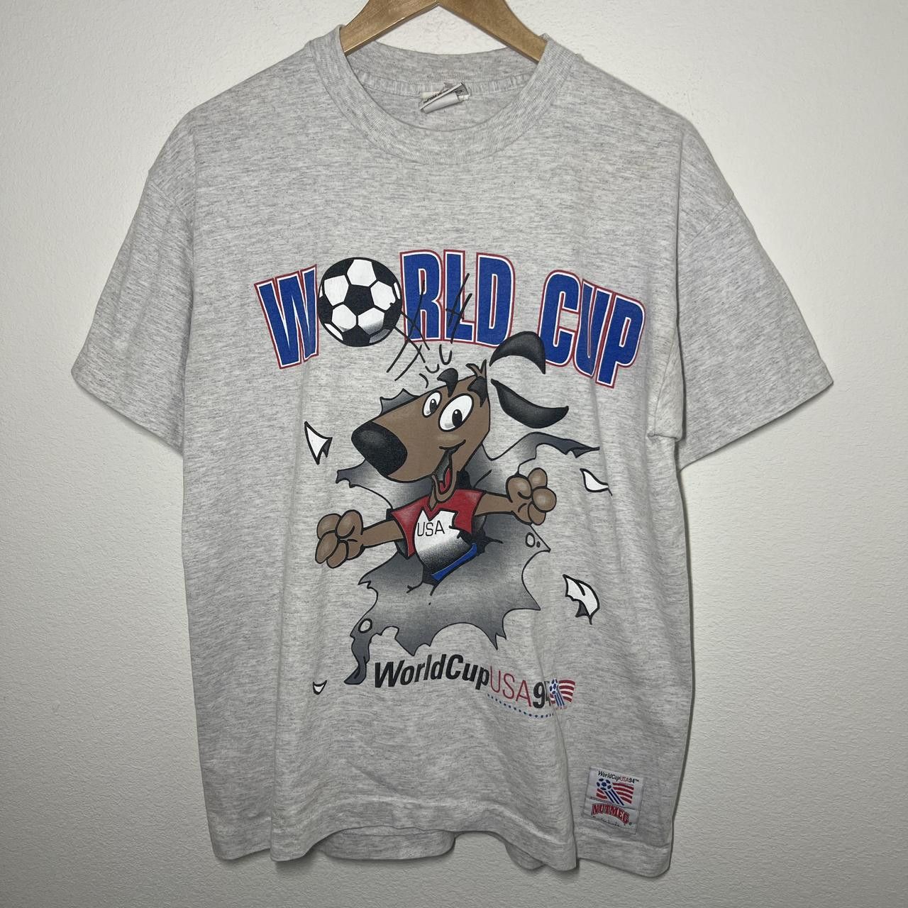Nutmeg 1994 World Cup USA Striker Breakthrough Nutmeg T-Shirt Size US L / EU 52-54 / 3 - 1 Thumbnail