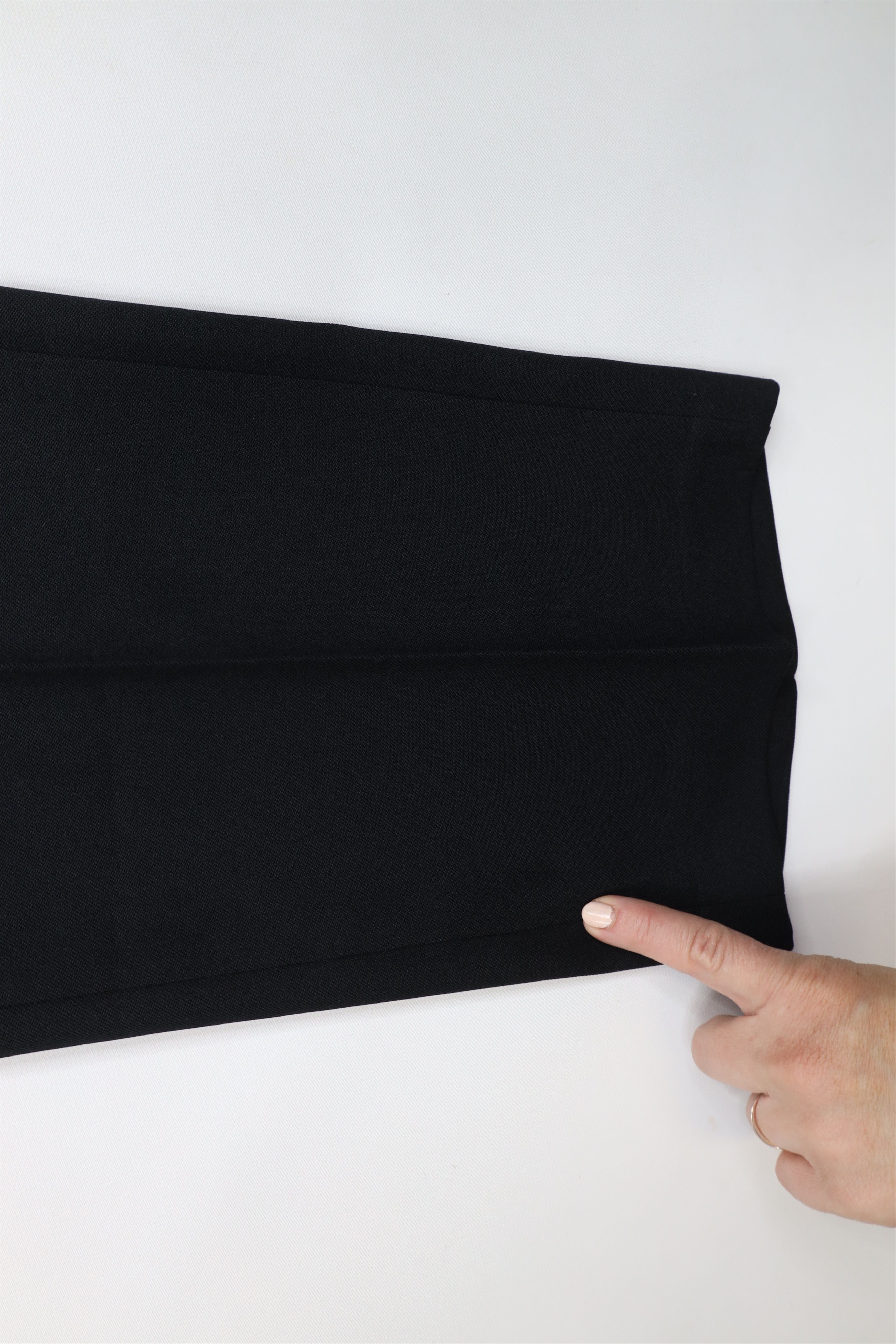 Vintage Vintage 90s Streetwear Flared Wide Leg Chino Pants Black Size US 34 / EU 50 - 6 Thumbnail