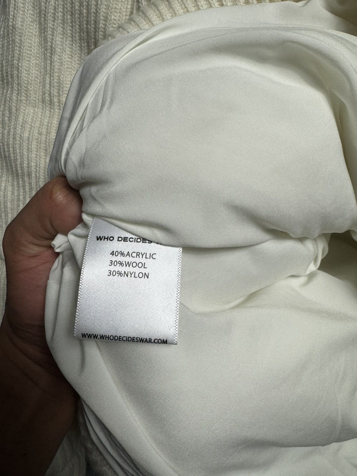 Ev Bravado × Who Decides War Who Decides War Garden Glass Puffed Wool Rugby Sweater Size US XL / EU 56 / 4 - 11 Thumbnail