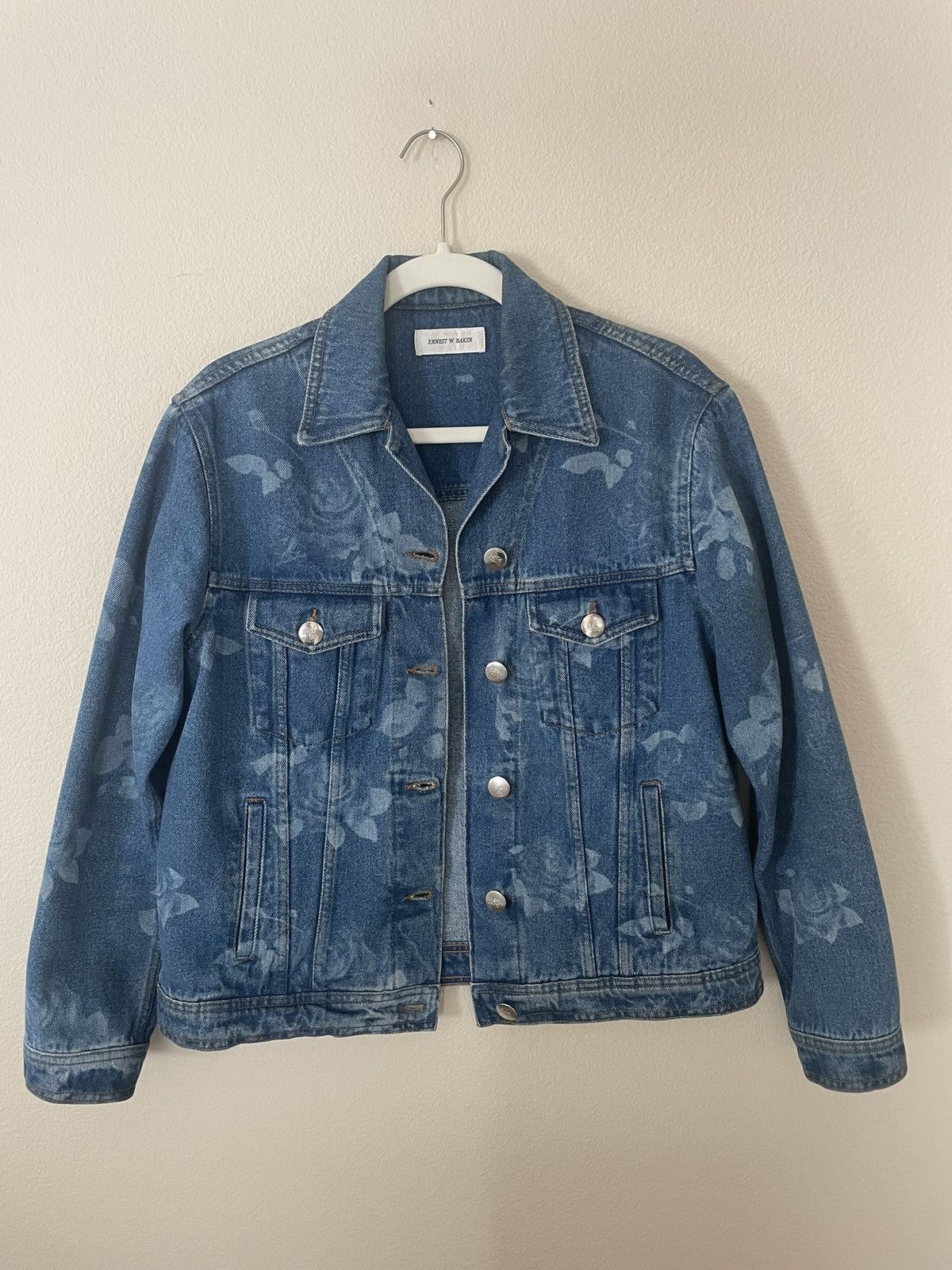 ジャケット・アウター ERNEST W. BAKER 22SS DENIM JACKET FLORAL ERNEST W. BAKER 22SS DENIM JACKET FLORAL