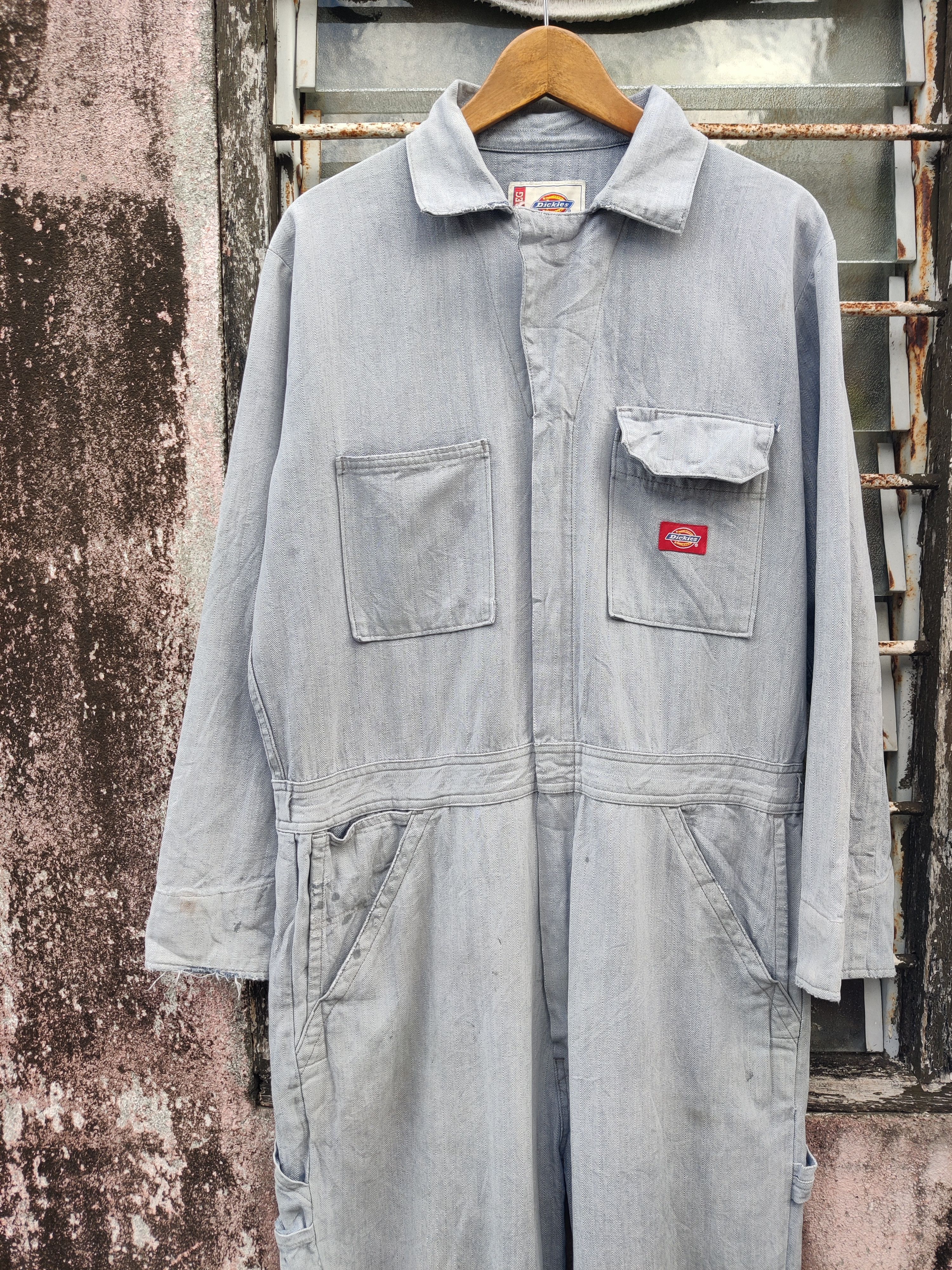 Dickies Vintage Distressed Dickies Herringbone Twill Coverall Size US 36 / EU 52 - 4 Thumbnail